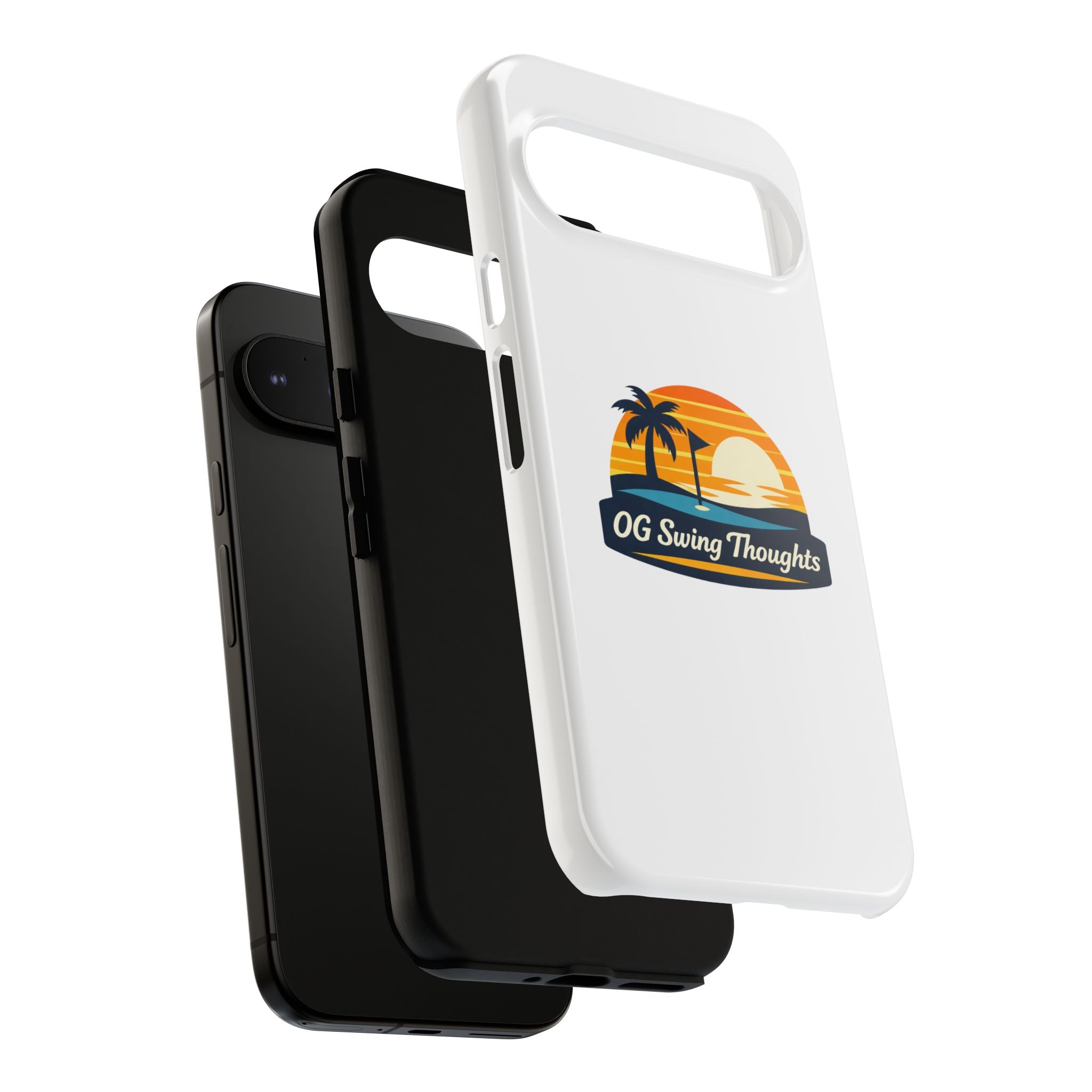 Phone Case - "OG Swing Thoughts" Tropical Sunset Design