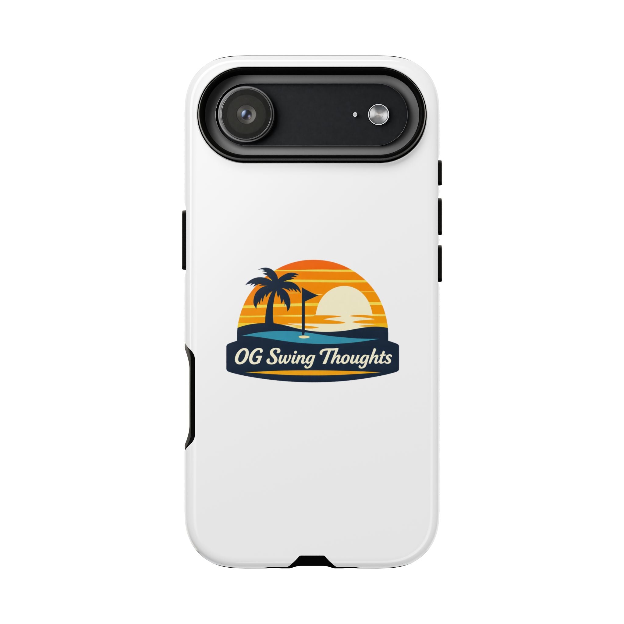Phone Case - "OG Swing Thoughts" Tropical Sunset Design