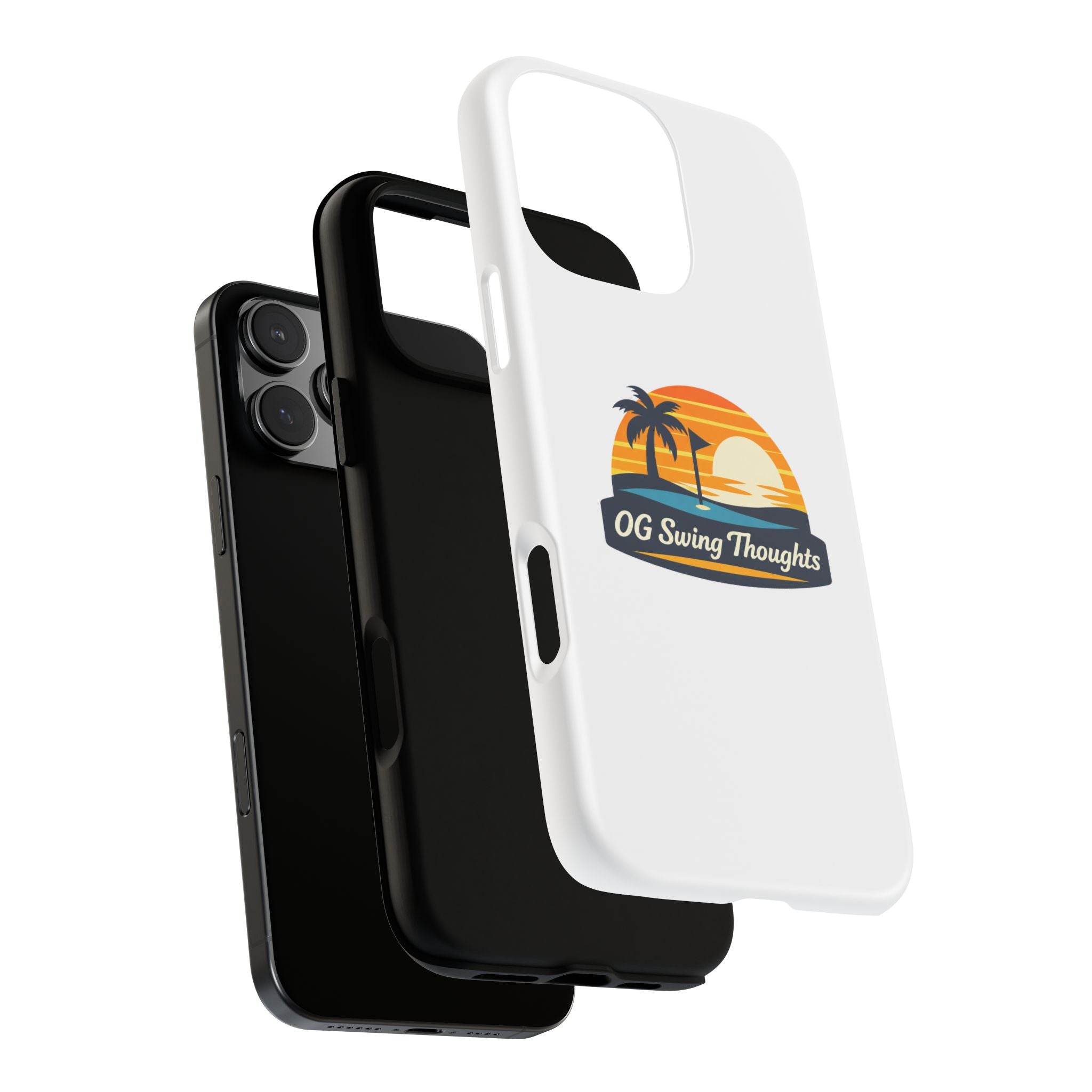 Phone Case - "OG Swing Thoughts" Tropical Sunset Design