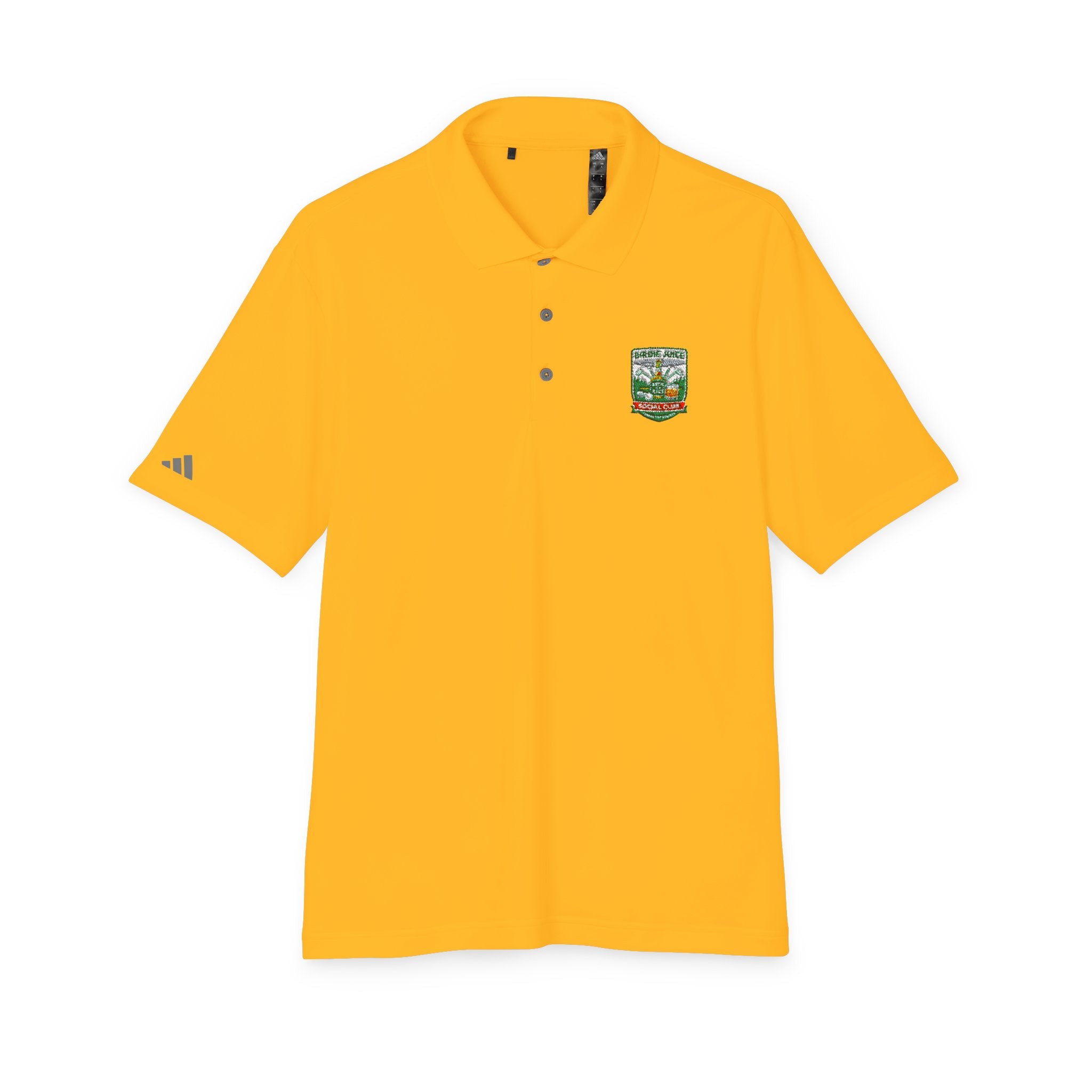 adidas Birdie Juice Social Club Performance Polo  — Athletic Golf & Work Shirt