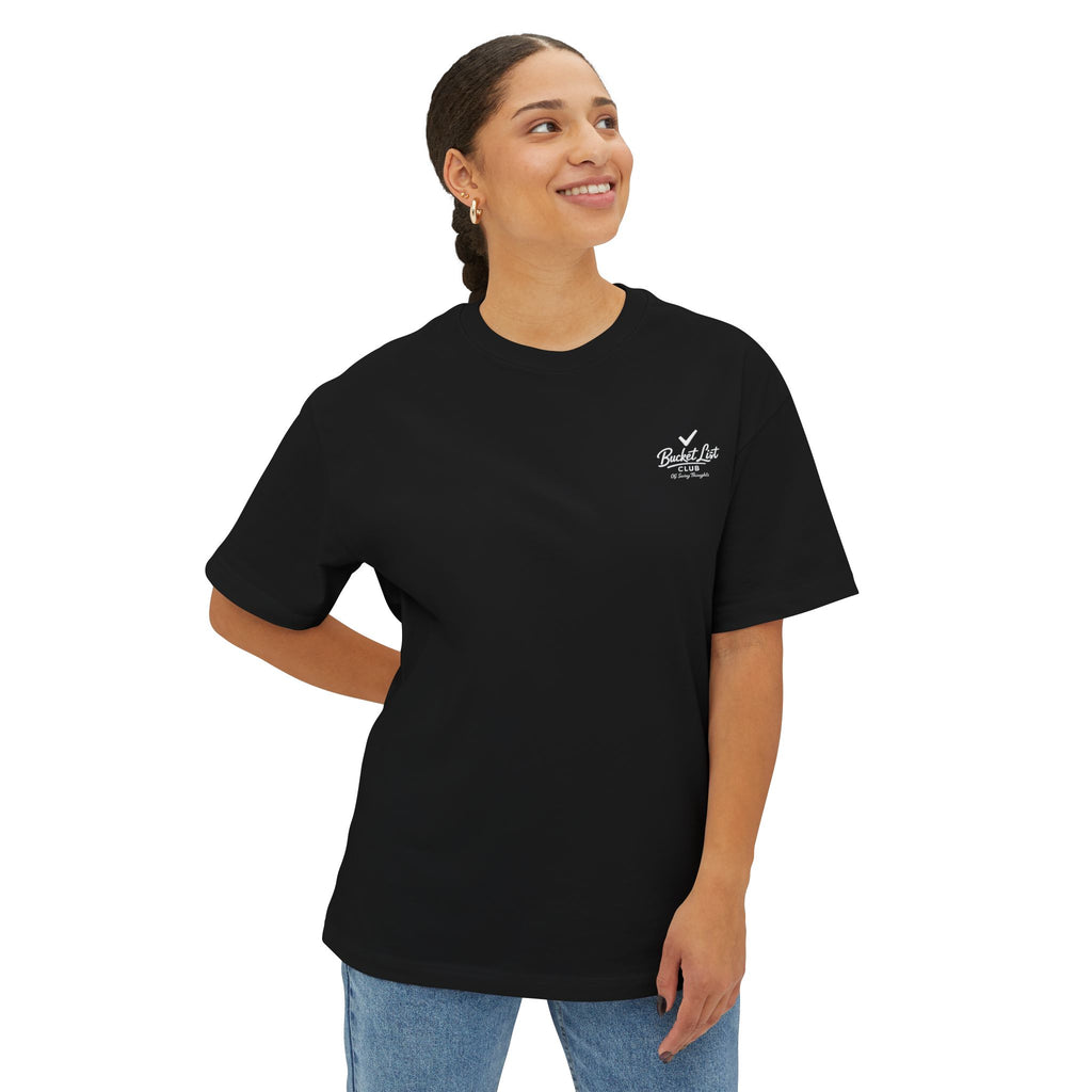 Golf Bucket List Tee — Casual Oversized Golf T‑Shirt