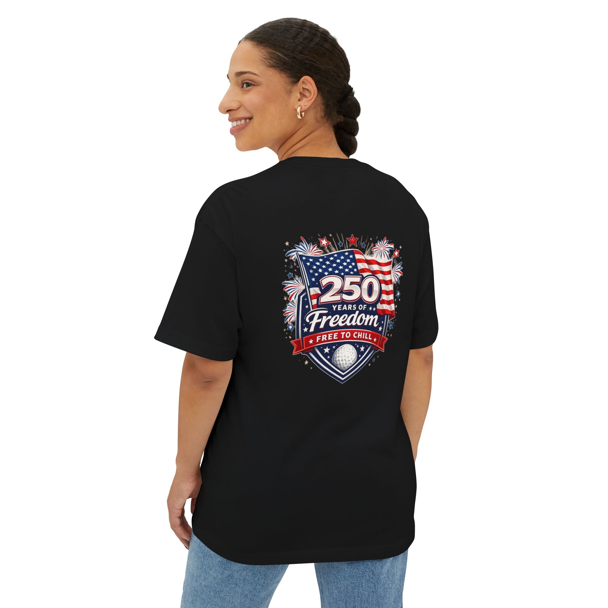 250 Years of Freedom T‑Shirt — Patriotic American Flag Tee
