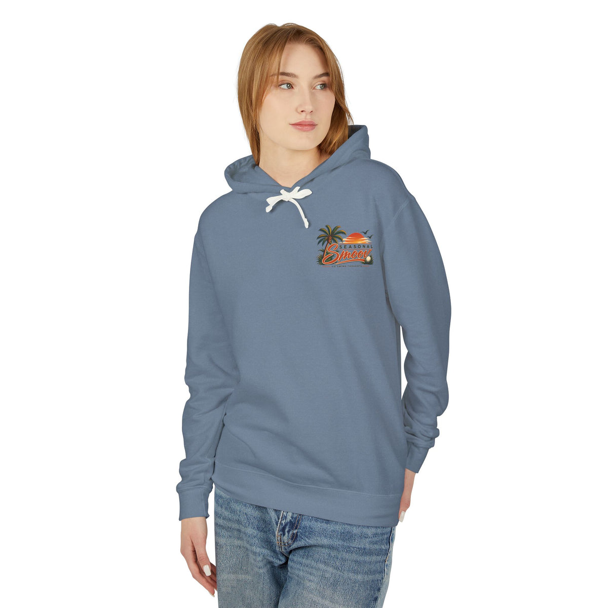 Smoov Season Hoodie – Beach Sunset Palm Graphic Hoodie