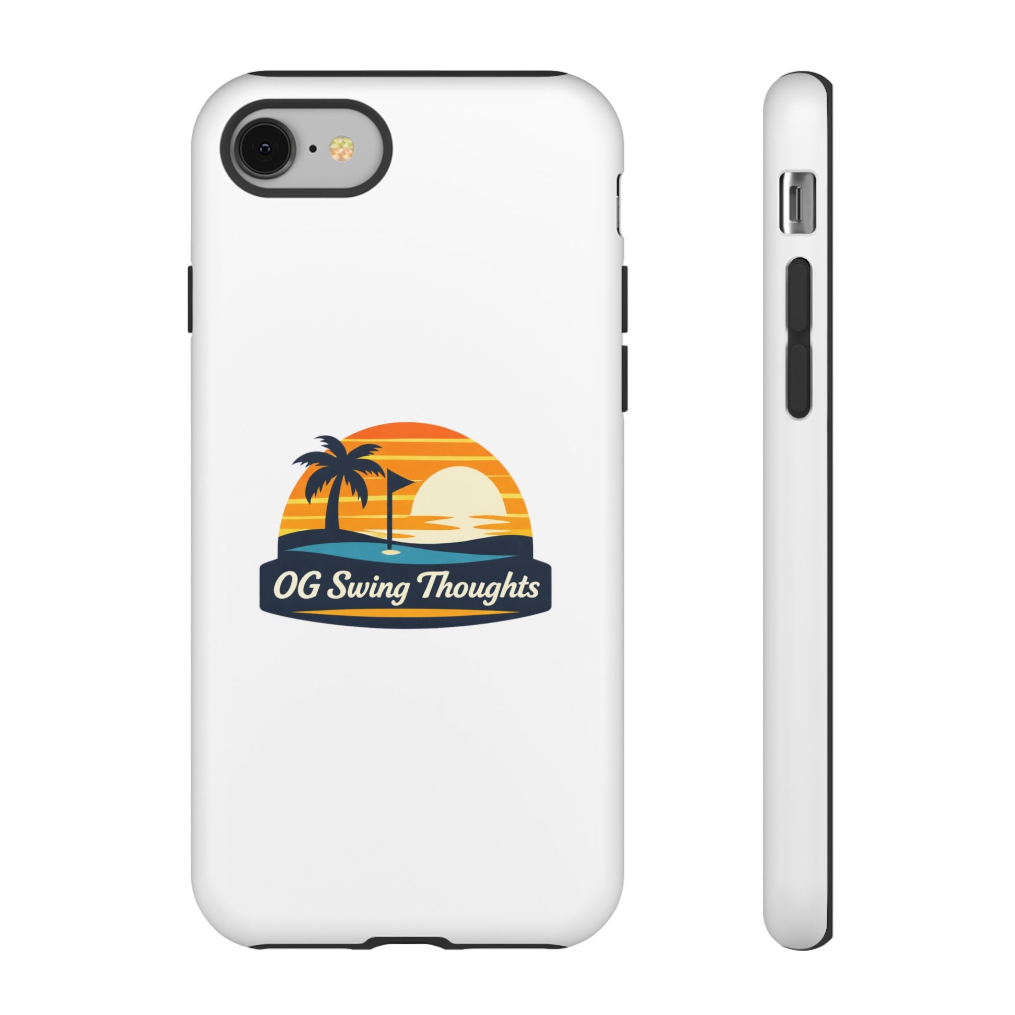 Phone Case - "OG Swing Thoughts" Tropical Sunset Design