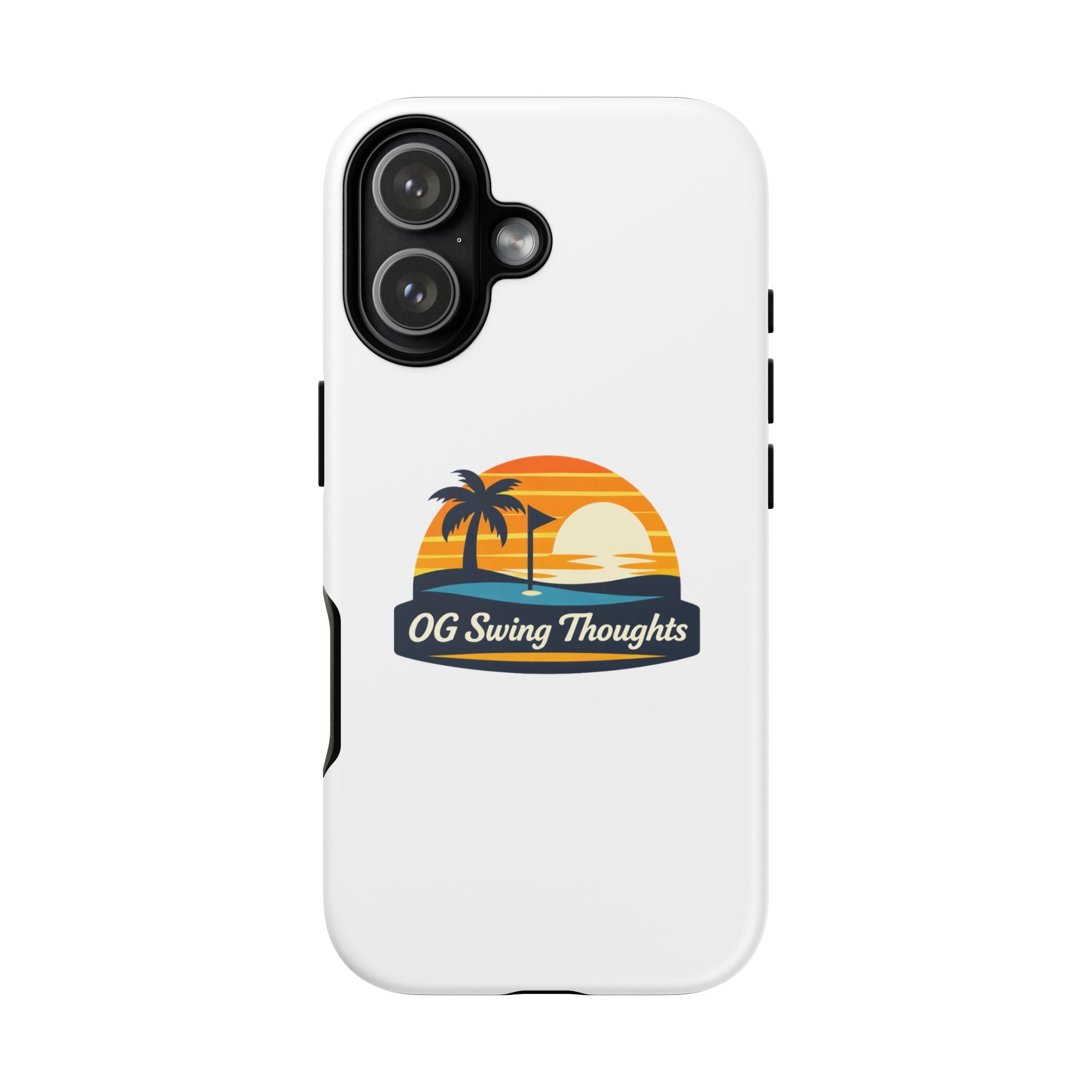 Phone Case - "OG Swing Thoughts" Tropical Sunset Design