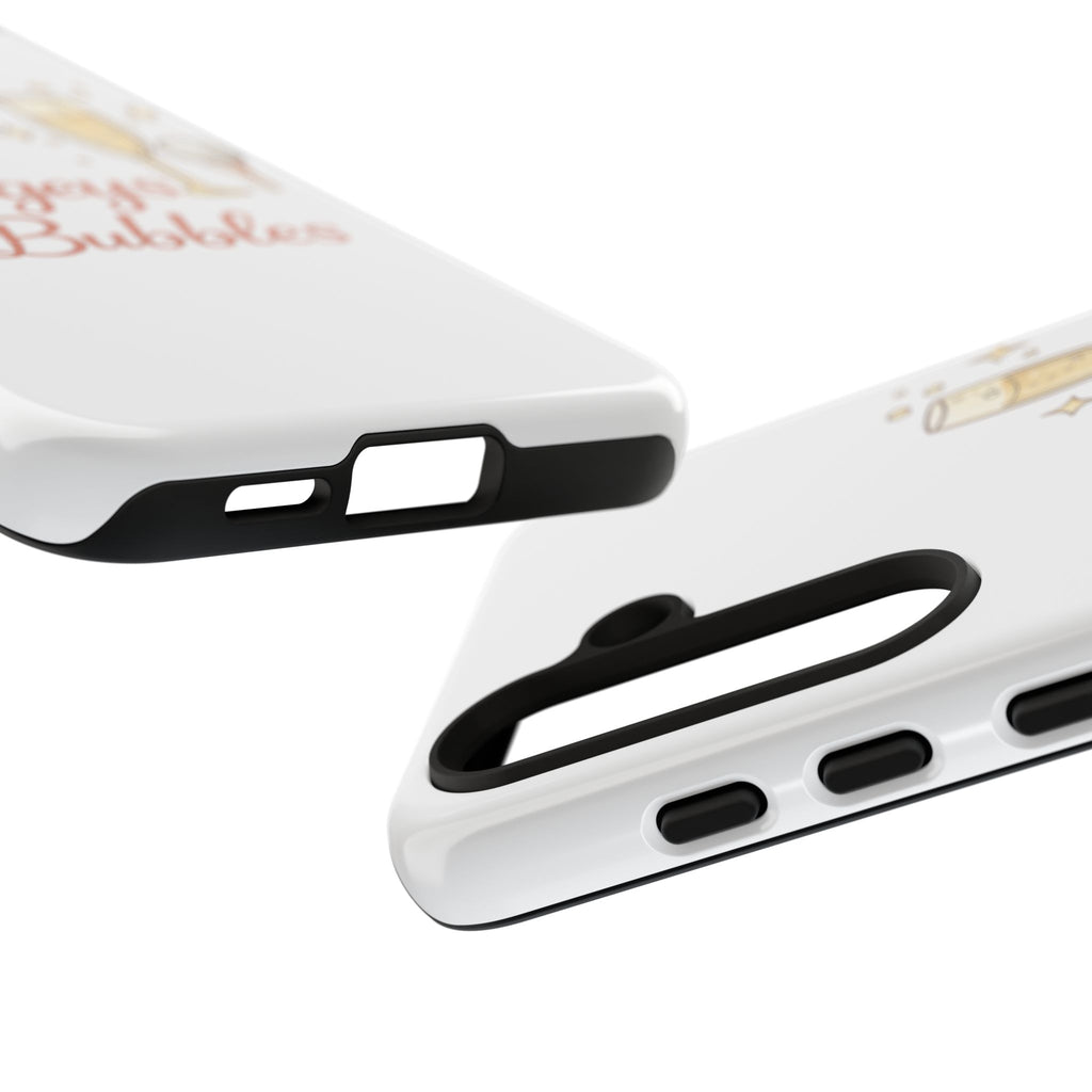 Phone Case — "Bogeys & Bubbles" Champagne Golf Design