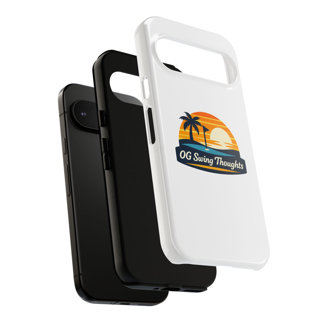 Phone Case - "OG Swing Thoughts" Tropical Sunset Design