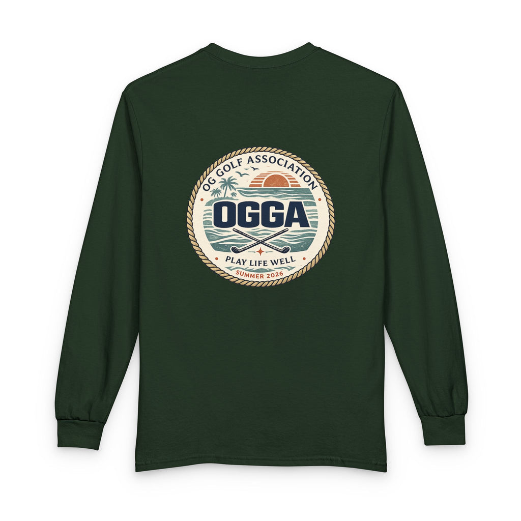OGGA Vintage Golf Long Sleeve Tee — Play Life Well