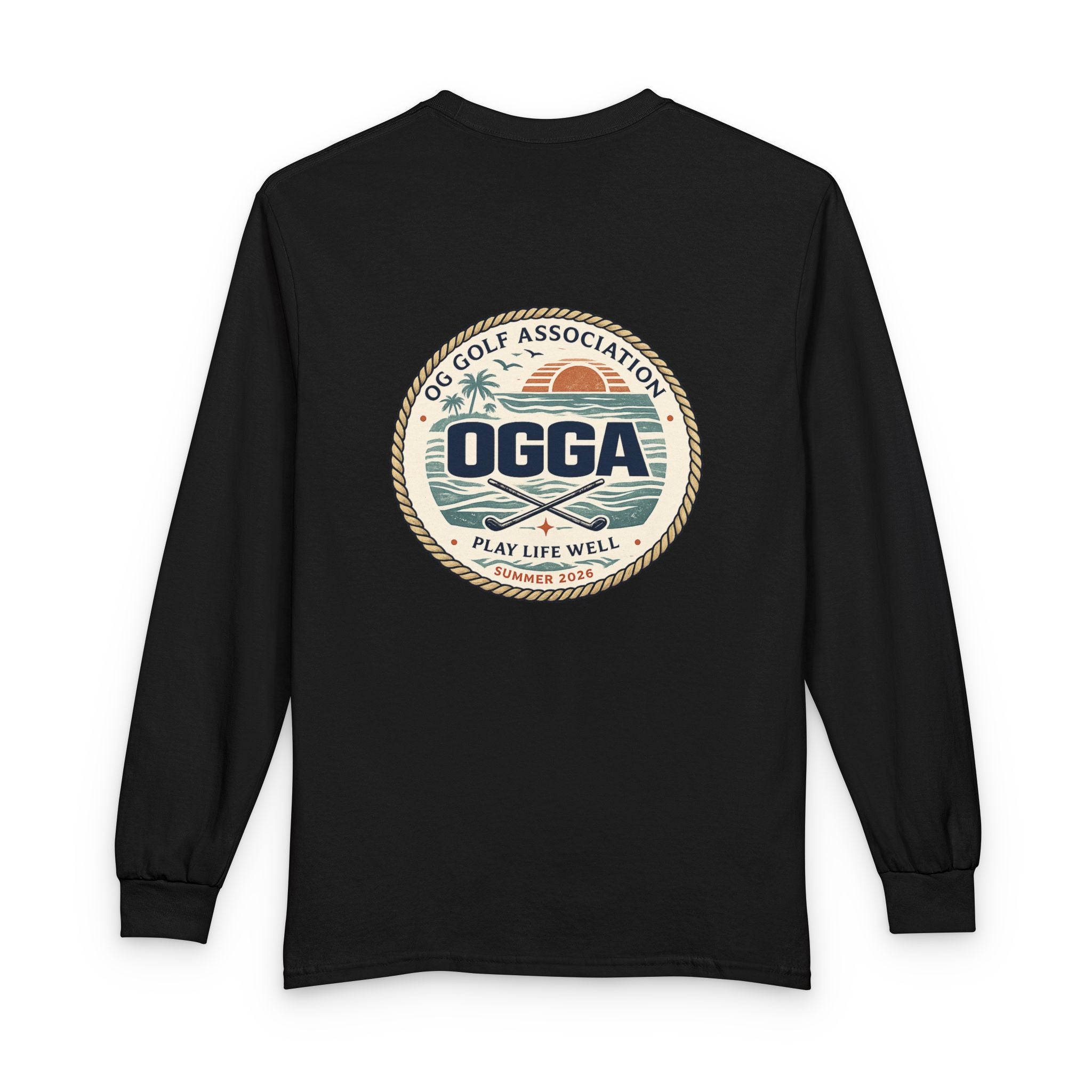 OGGA Vintage Golf Long Sleeve Tee — Play Life Well
