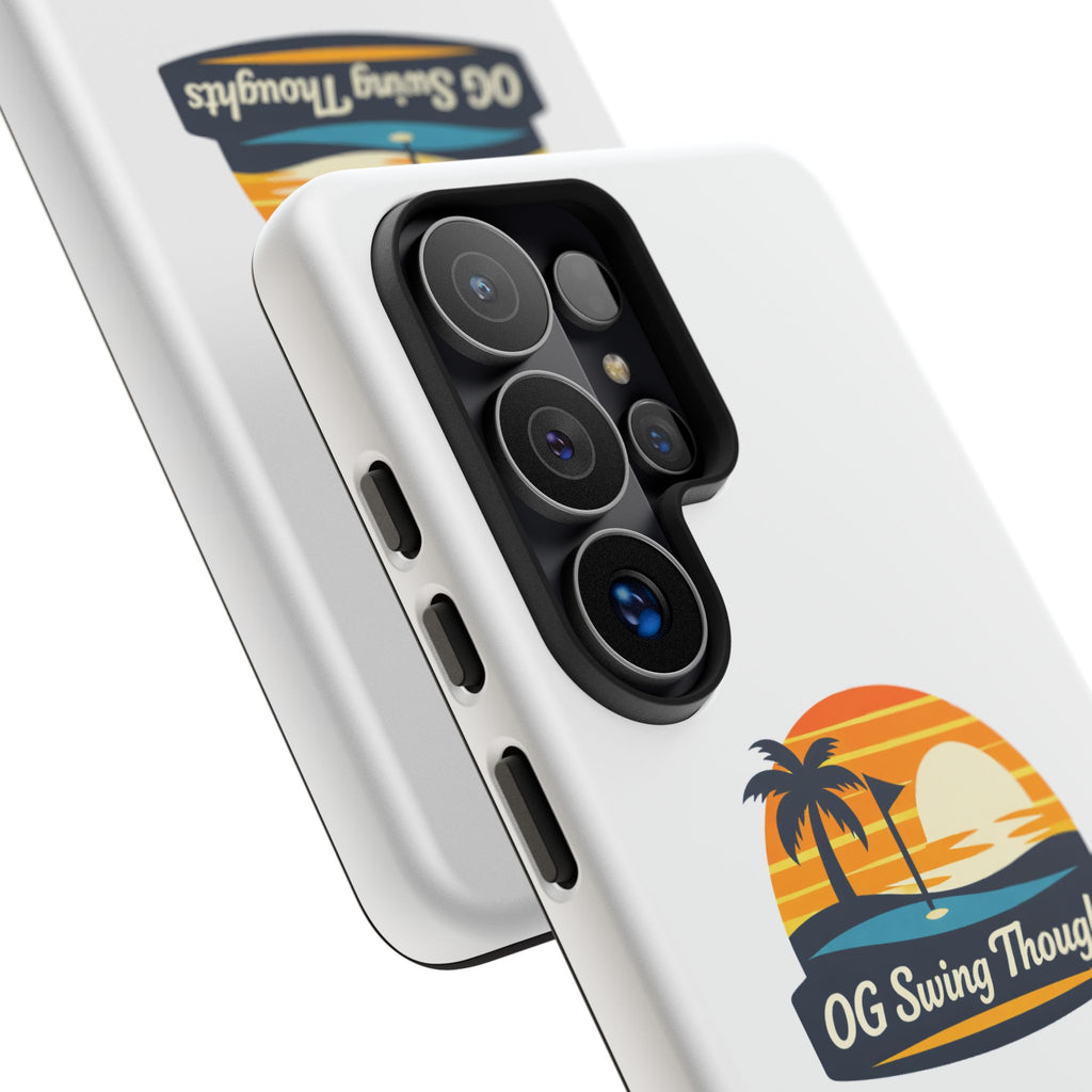 Phone Case - "OG Swing Thoughts" Tropical Sunset Design