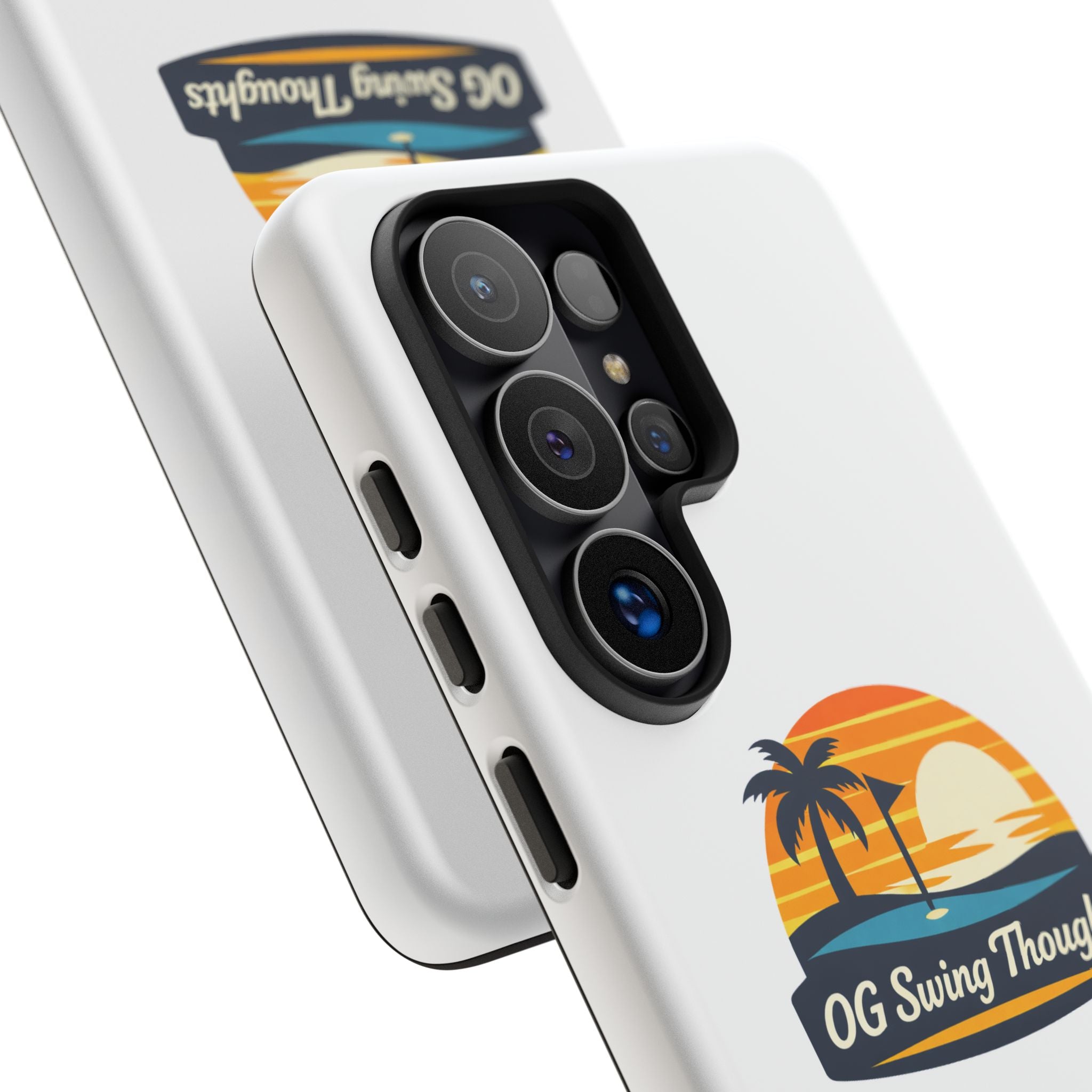 Phone Case - "OG Swing Thoughts" Tropical Sunset Design