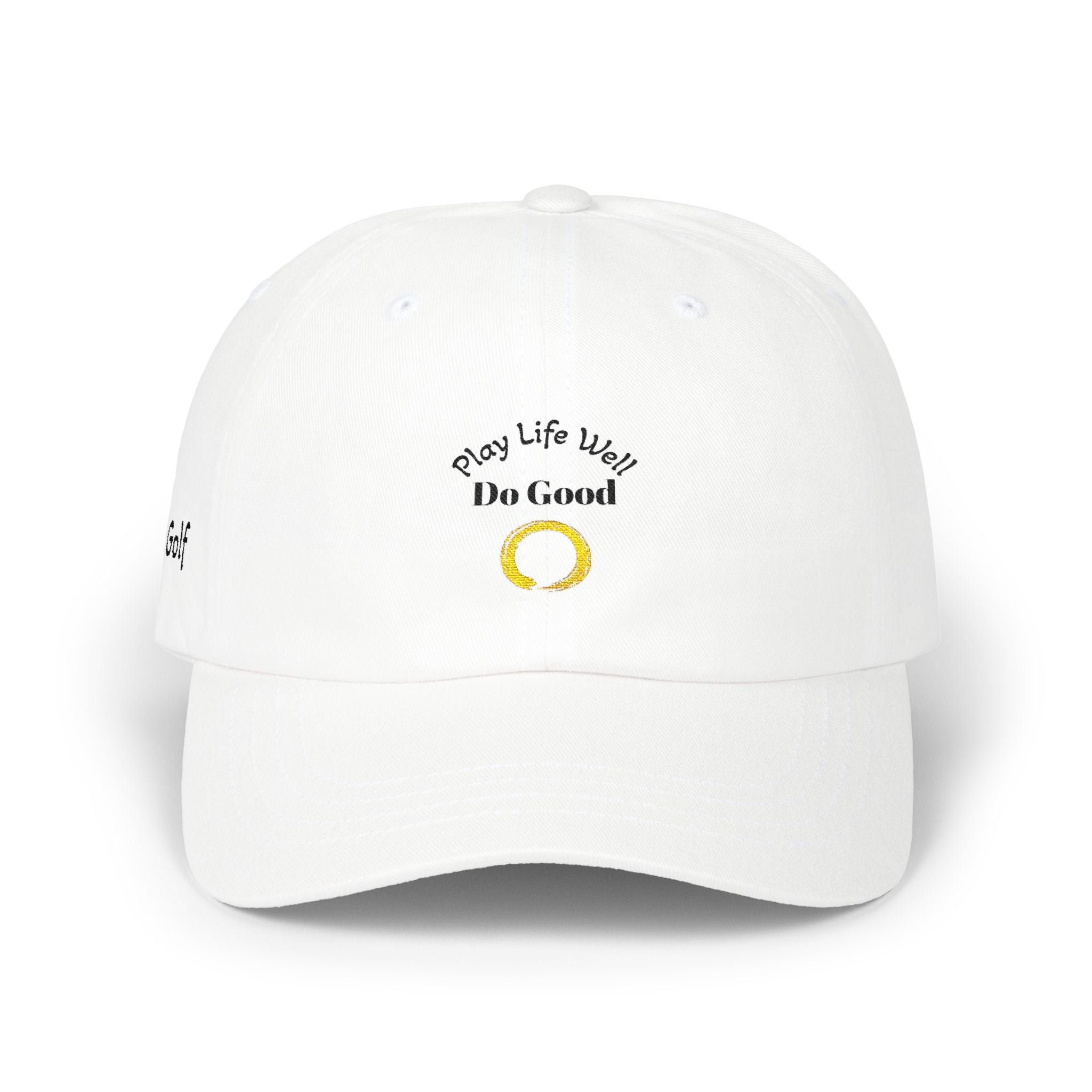 Dad Cap — "Play Life Well, Do Good" Embroidered Baseball Hat