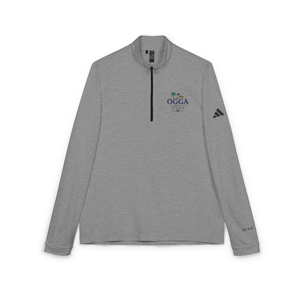 OGGA Embroidered Quarter-Zip Pullover — adidas Performance Golf Top