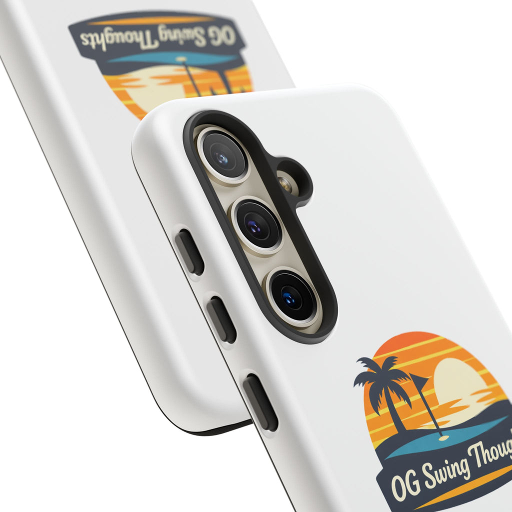 Phone Case - "OG Swing Thoughts" Tropical Sunset Design