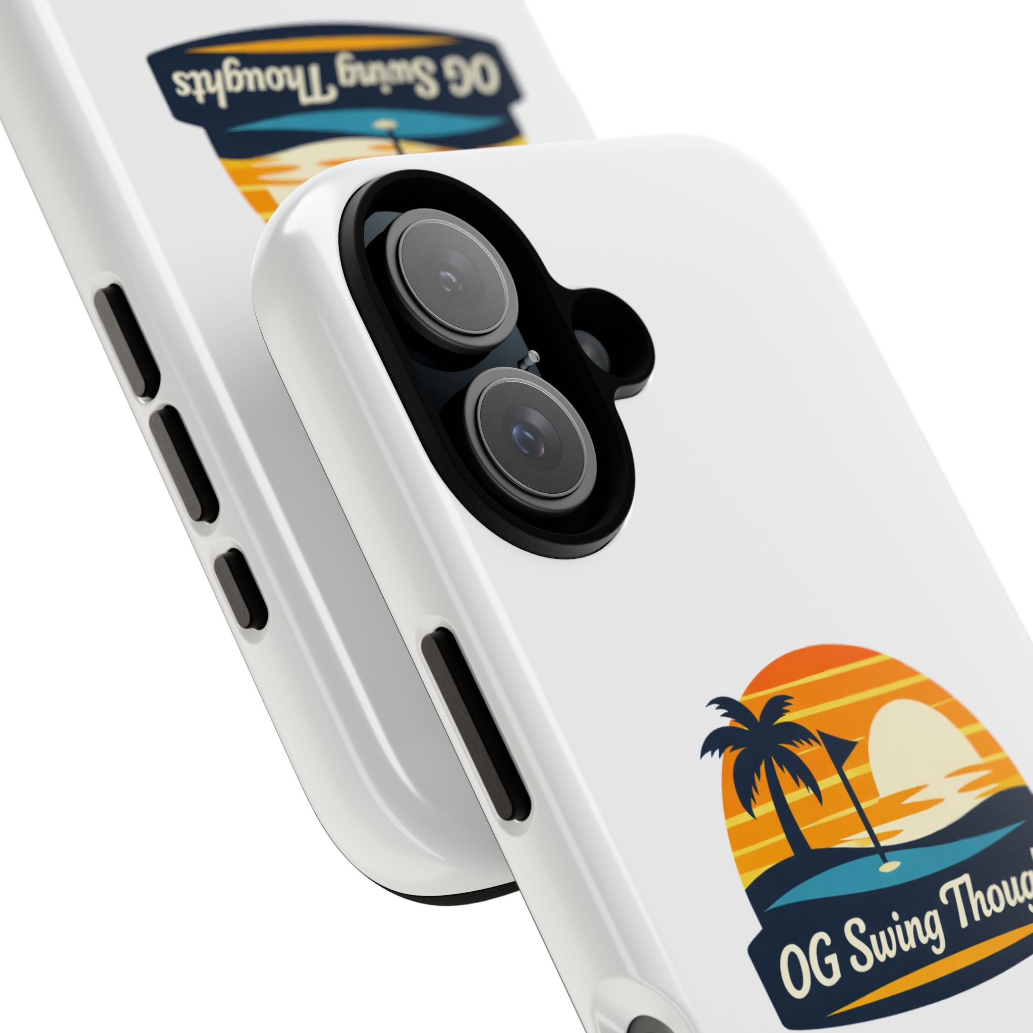Phone Case - "OG Swing Thoughts" Tropical Sunset Design