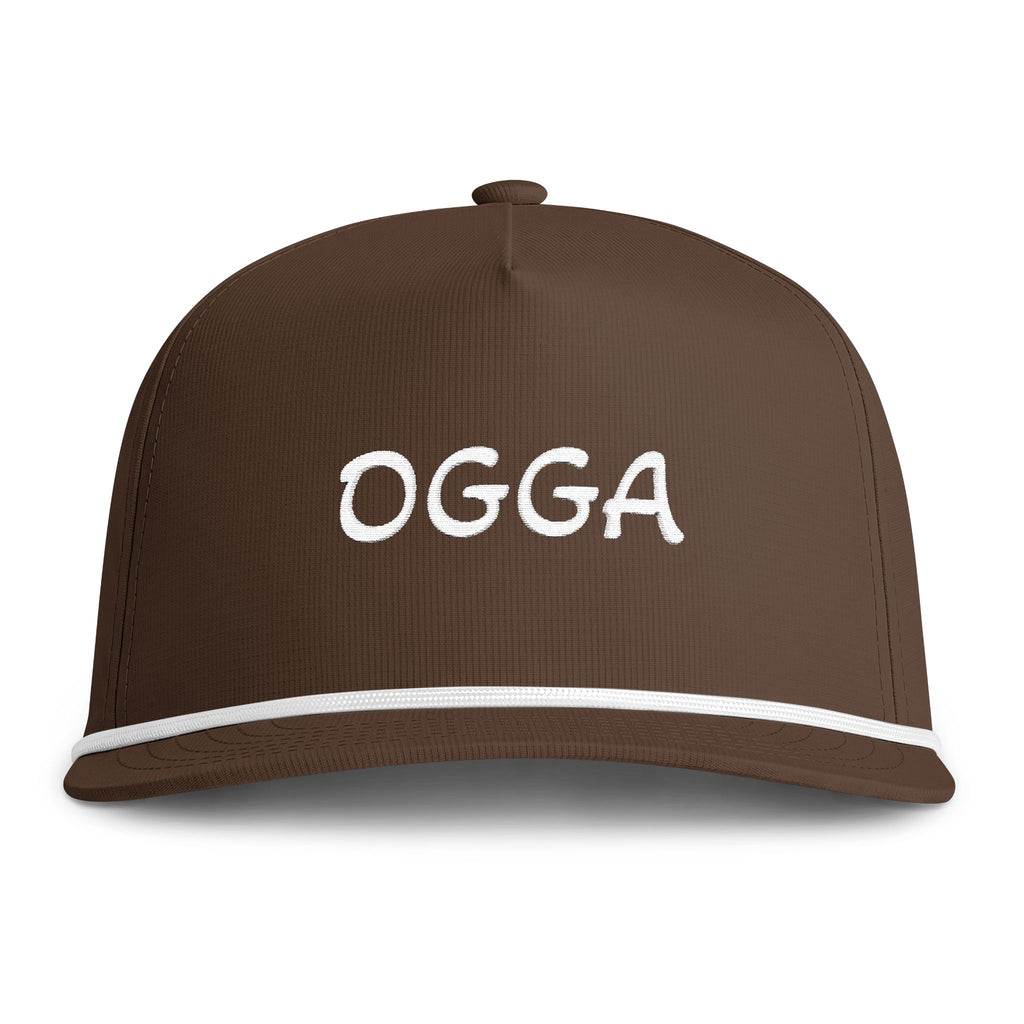 OGGA Rope Cap — OG Golf Association Sunwashed Retro Hat