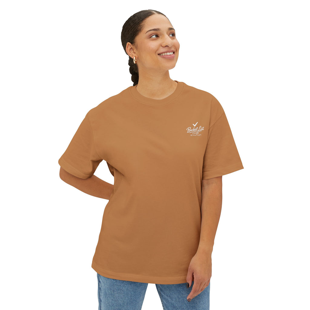 Golf Bucket List Tee — Casual Oversized Golf T‑Shirt