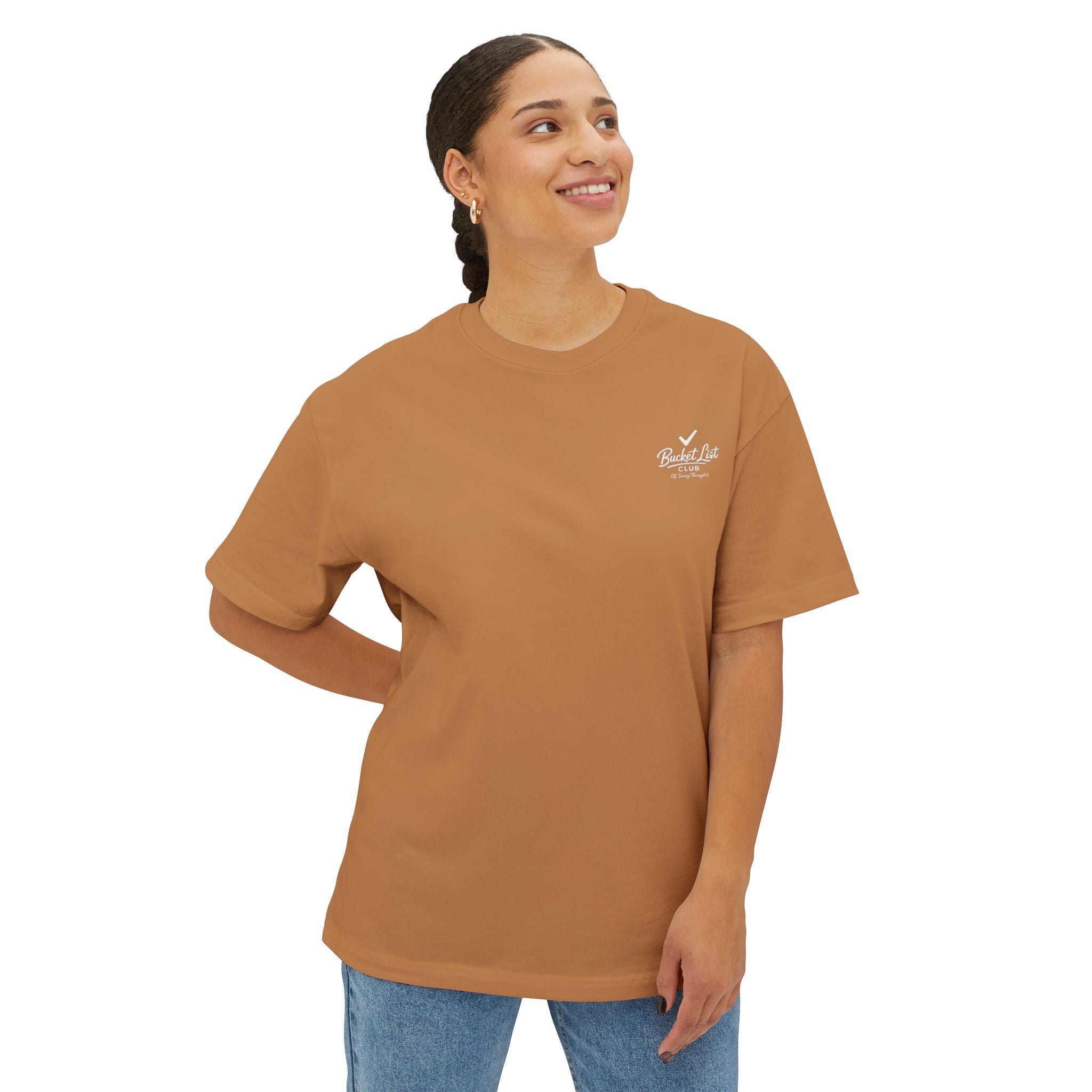 Golf Bucket List Tee — Casual Oversized Golf T‑Shirt