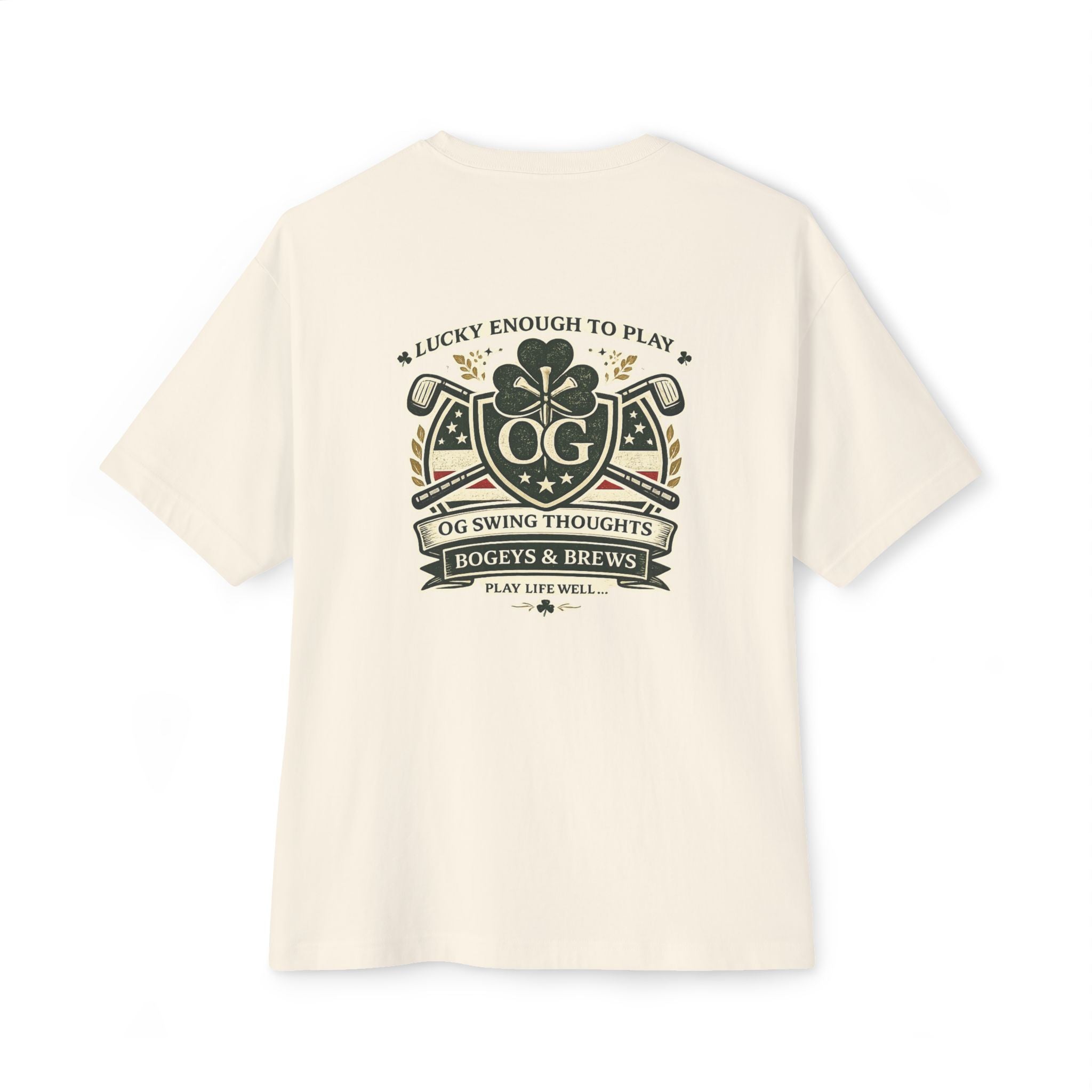 Lucky to Play — “OG Swing Thoughts” Graphic T-Shirt