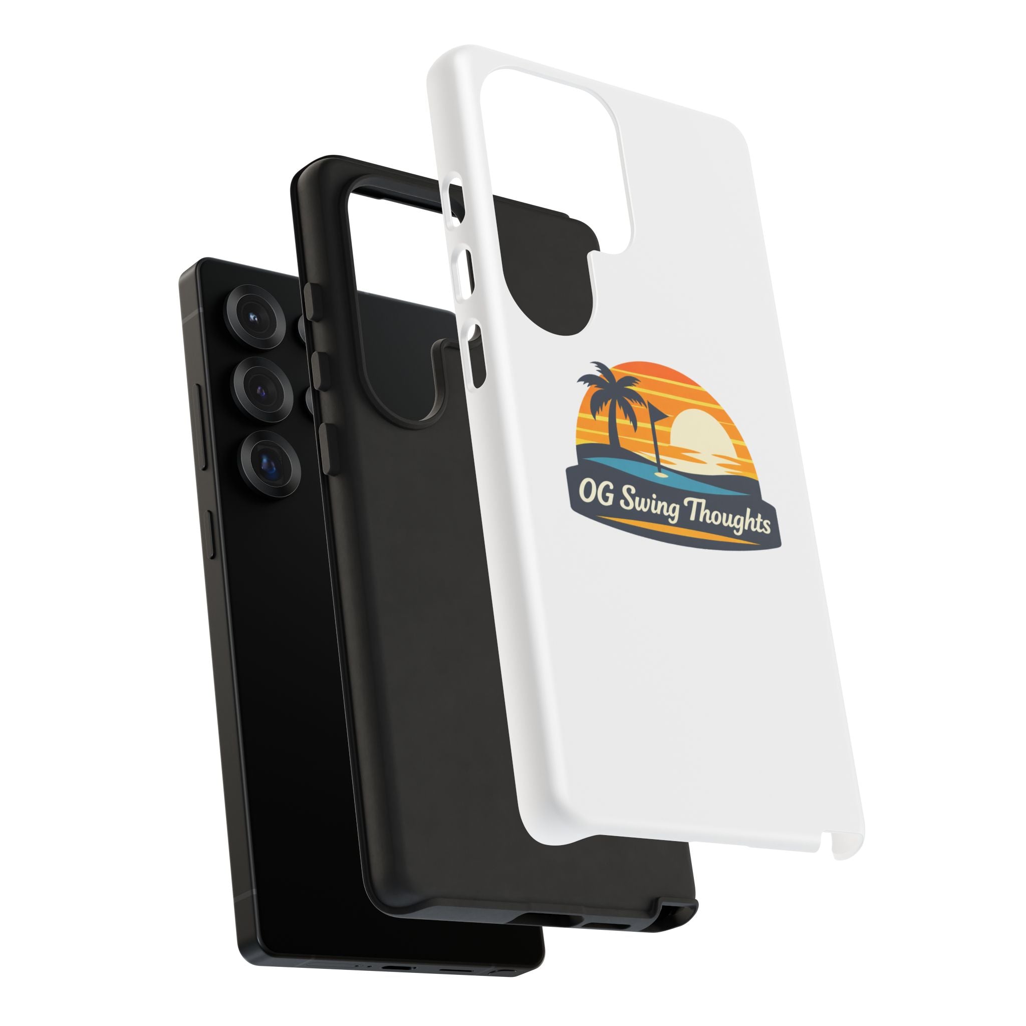 Phone Case - "OG Swing Thoughts" Tropical Sunset Design