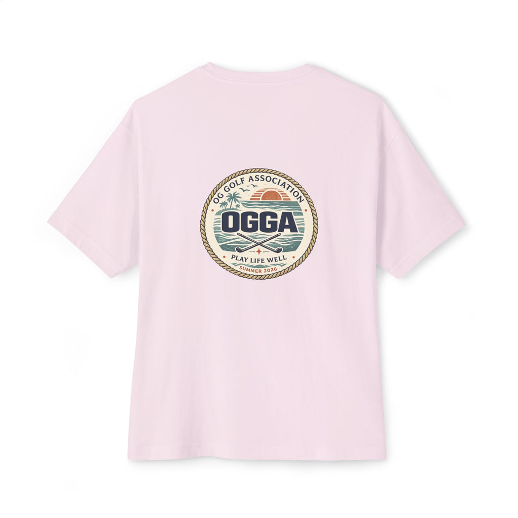 OGGA Vintage Golf Association Tee — Retro Logo Oversized Boxy T-Shirt