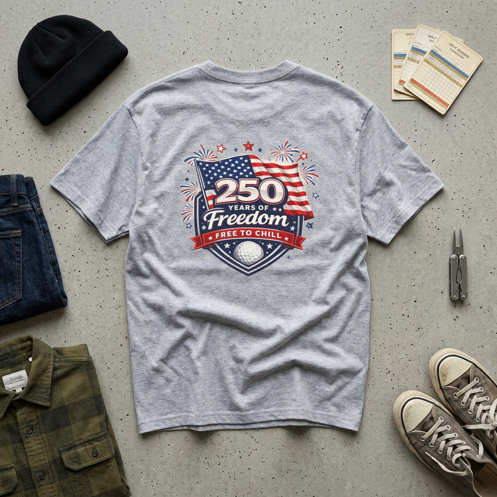 250 Years of Freedom T‑Shirt — Patriotic American Flag Tee