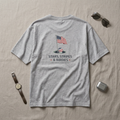 Patriotic Stars & Stripes Tee — American Flag & Golf Ball Graphic