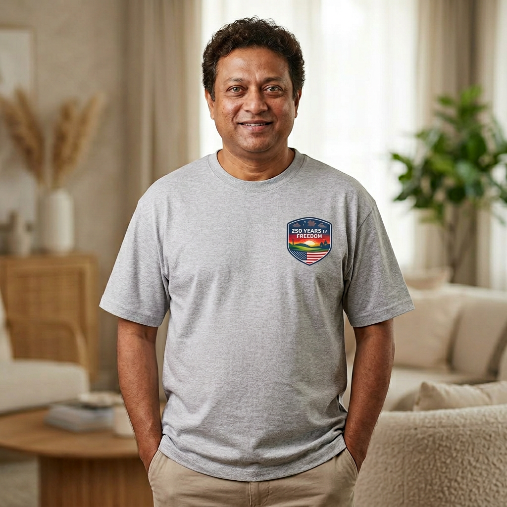 250 Years of Freedom Tee — Anniversary Patriotic T‑Shirt (Play Well • Chill Often)