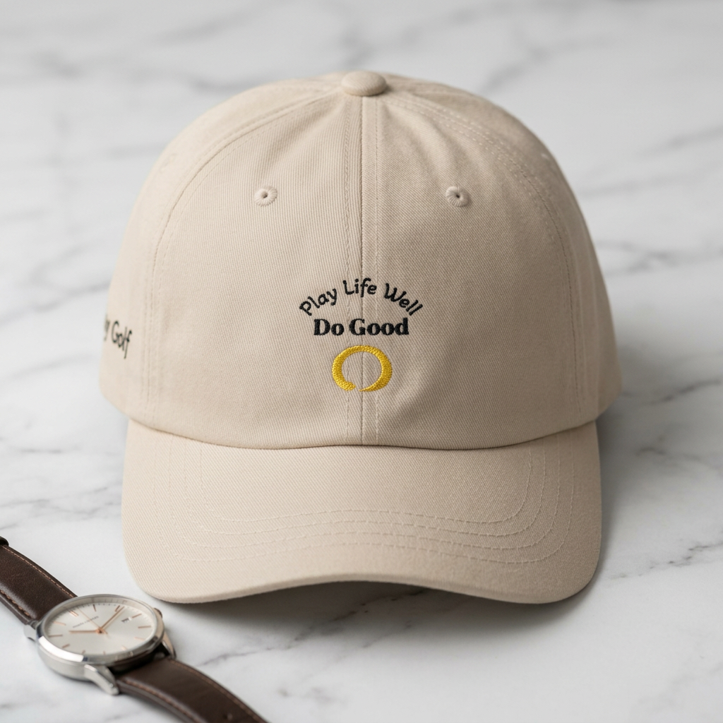 Dad Cap — "Play Life Well, Do Good" Embroidered Baseball Hat