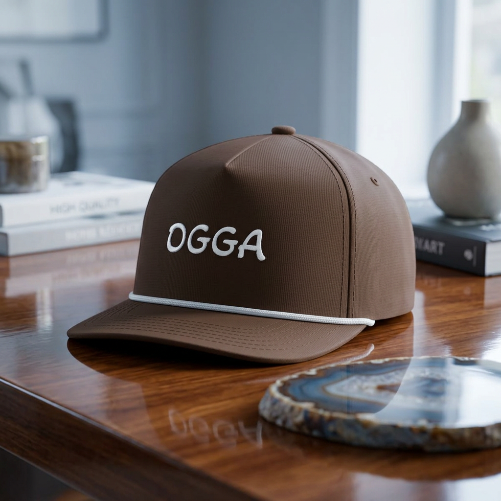 OGGA Rope Cap — OG Golf Association Sunwashed Retro Hat
