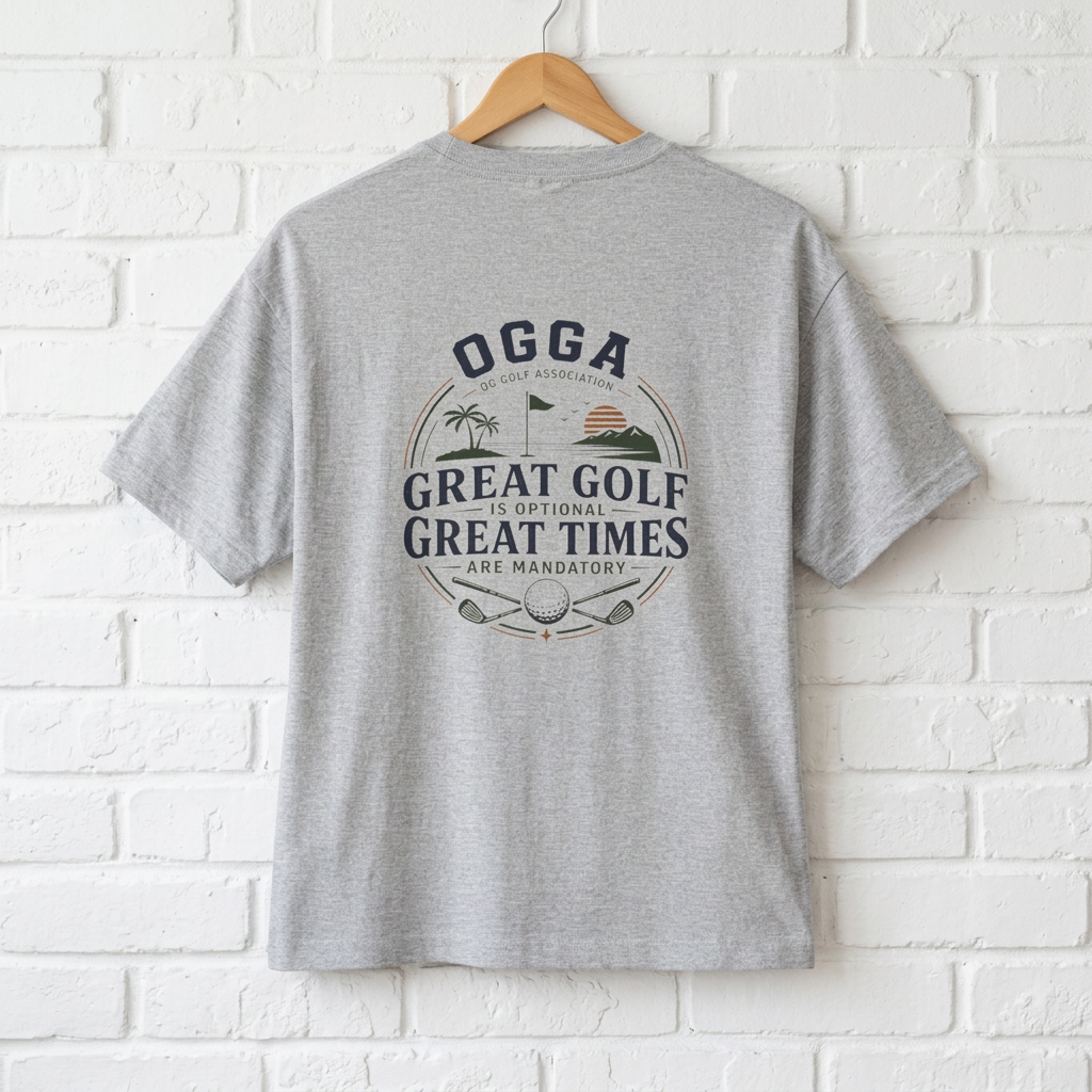 OGGA Good Golf Great Times Tee