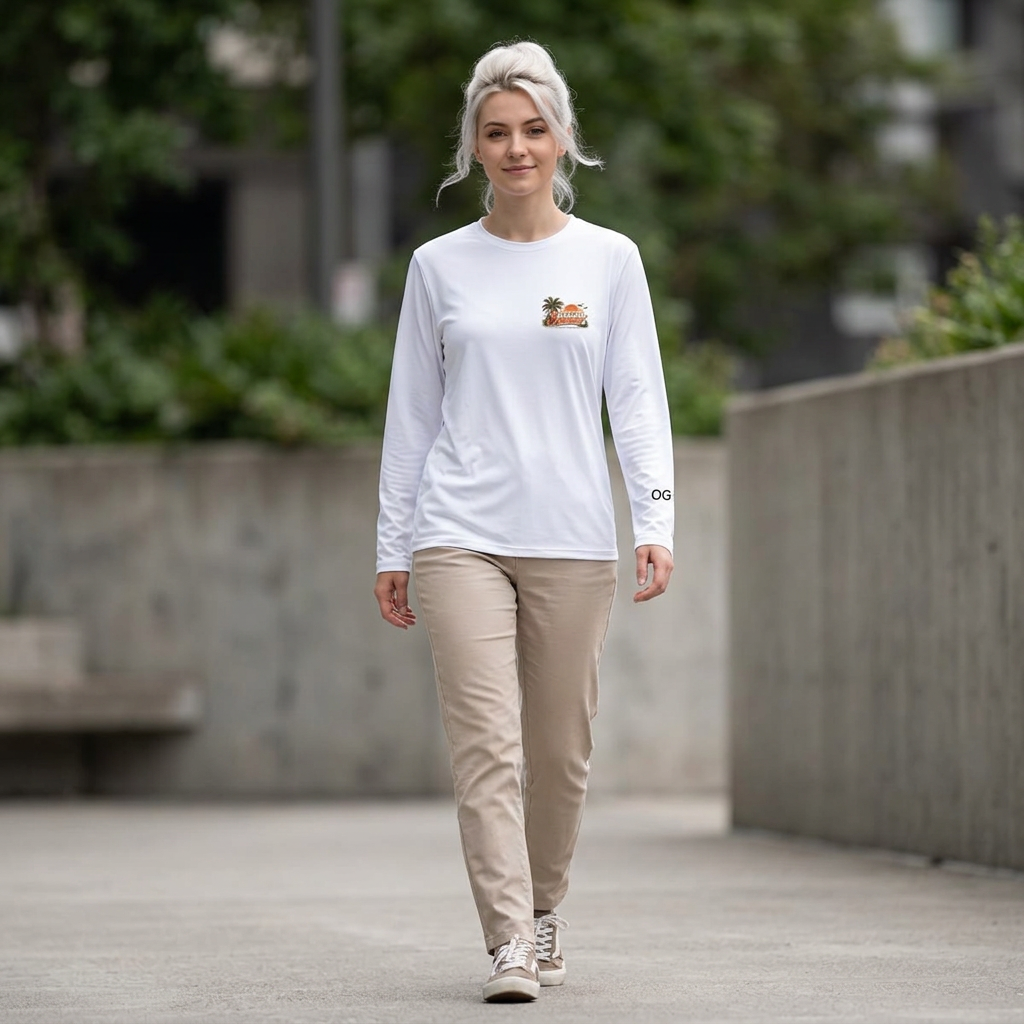 Fall Winter Beach Sunset Long Sleeve Shirt