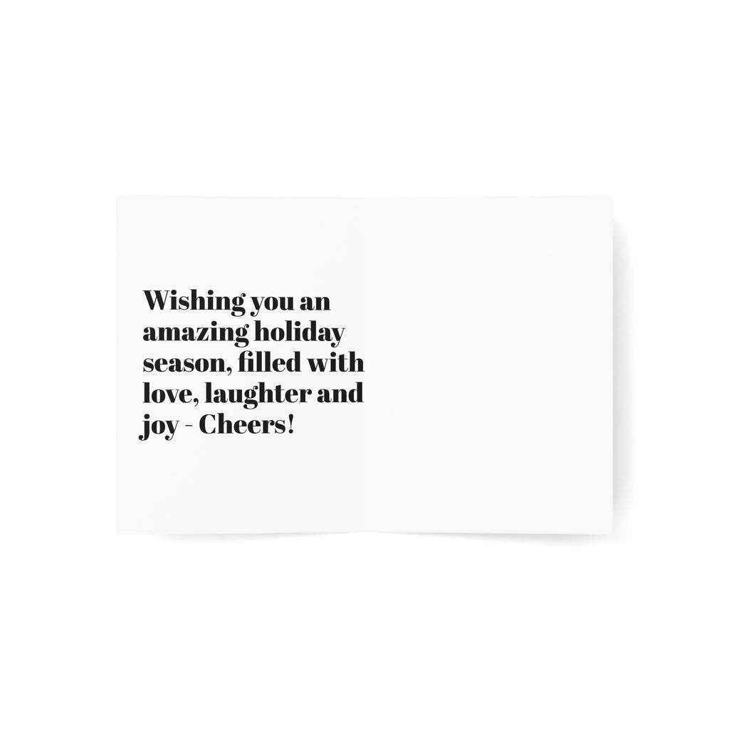 Coastal Christmas Golf Greeting Cards – "Merry Bright & Smoov" Holiday Note Cards (Pack Options)