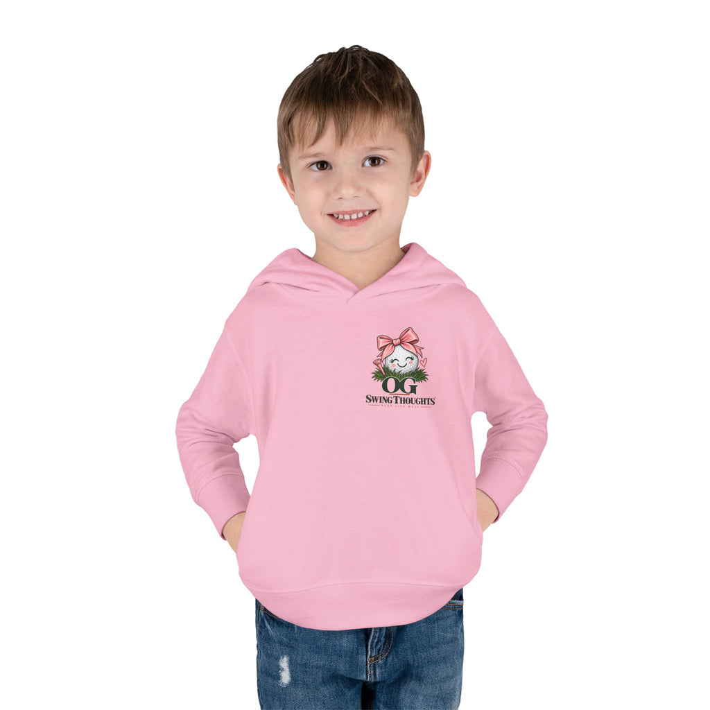 "Future Golf Pro" Toddler Hoodie — OG Swing Thoughts Golf Design (Play Live Well)