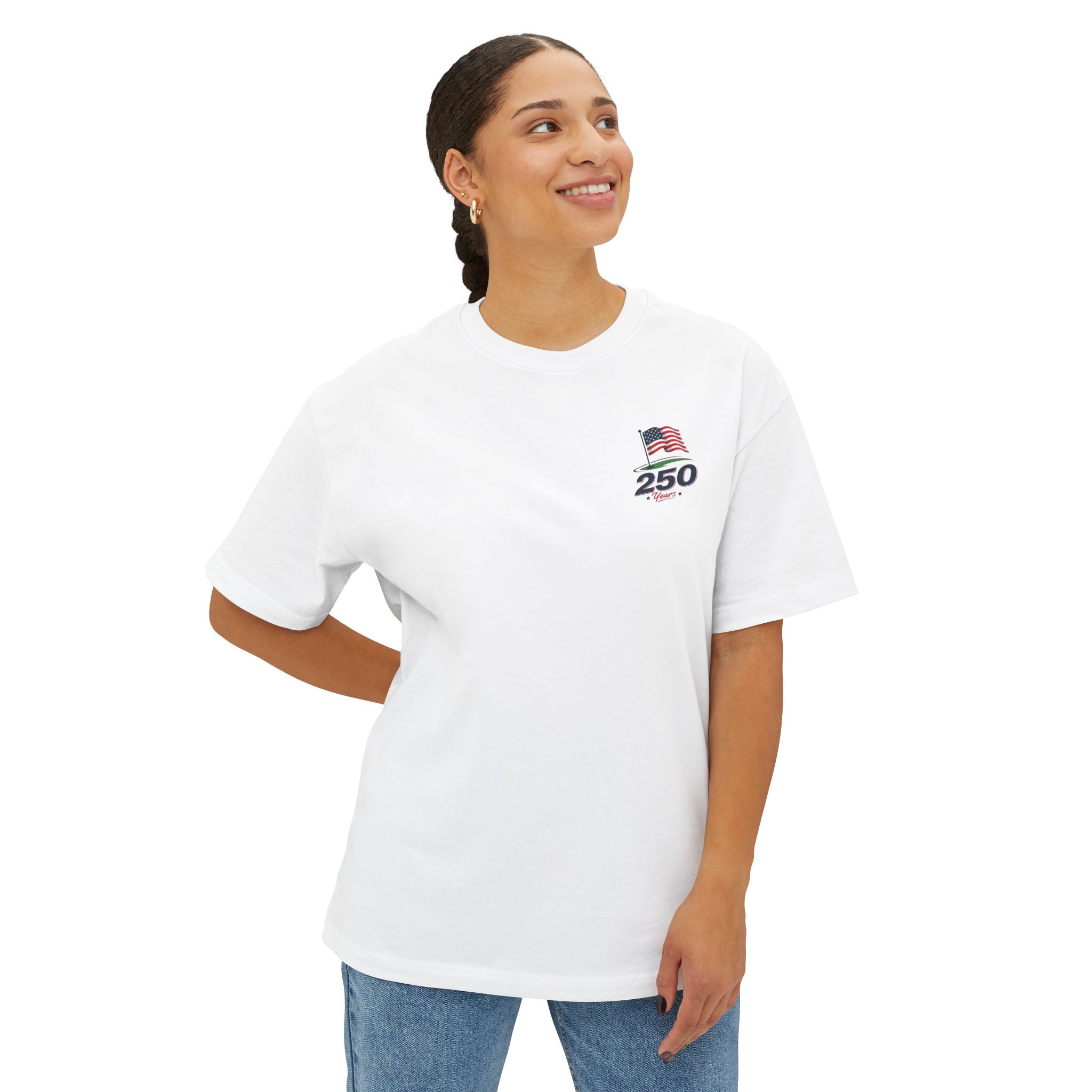 250 Years of Freedom T‑Shirt — Patriotic American Flag Tee