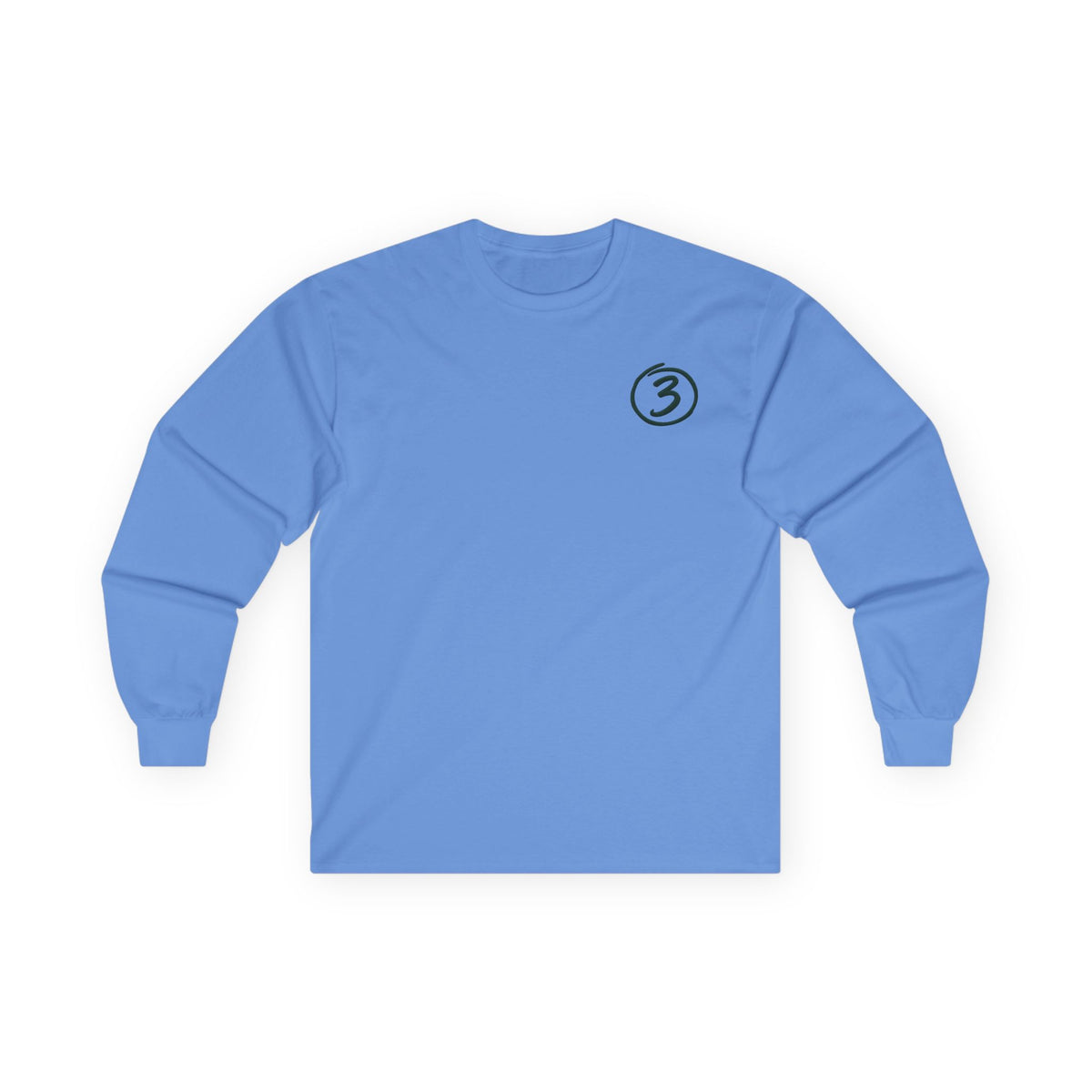 "Put Me Down for 3" Long Sleeve Tee - Play Life Well. Do Good
