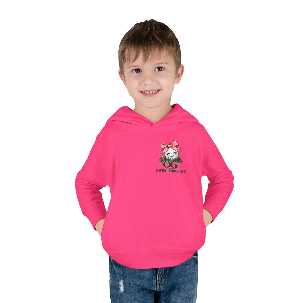 "Future Golf Pro" Toddler Hoodie — OG Swing Thoughts Golf Design (Play Live Well)