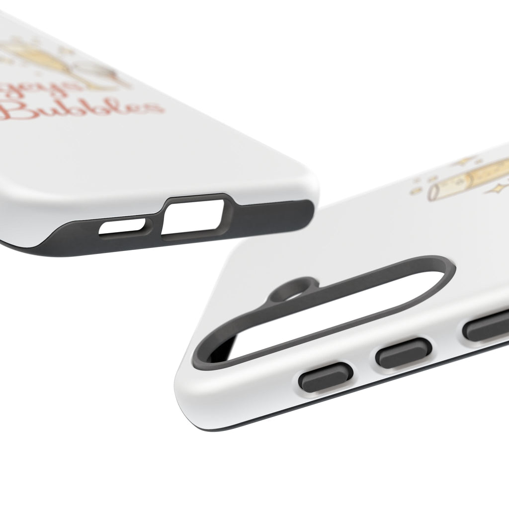 Phone Case — "Bogeys & Bubbles" Champagne Golf Design