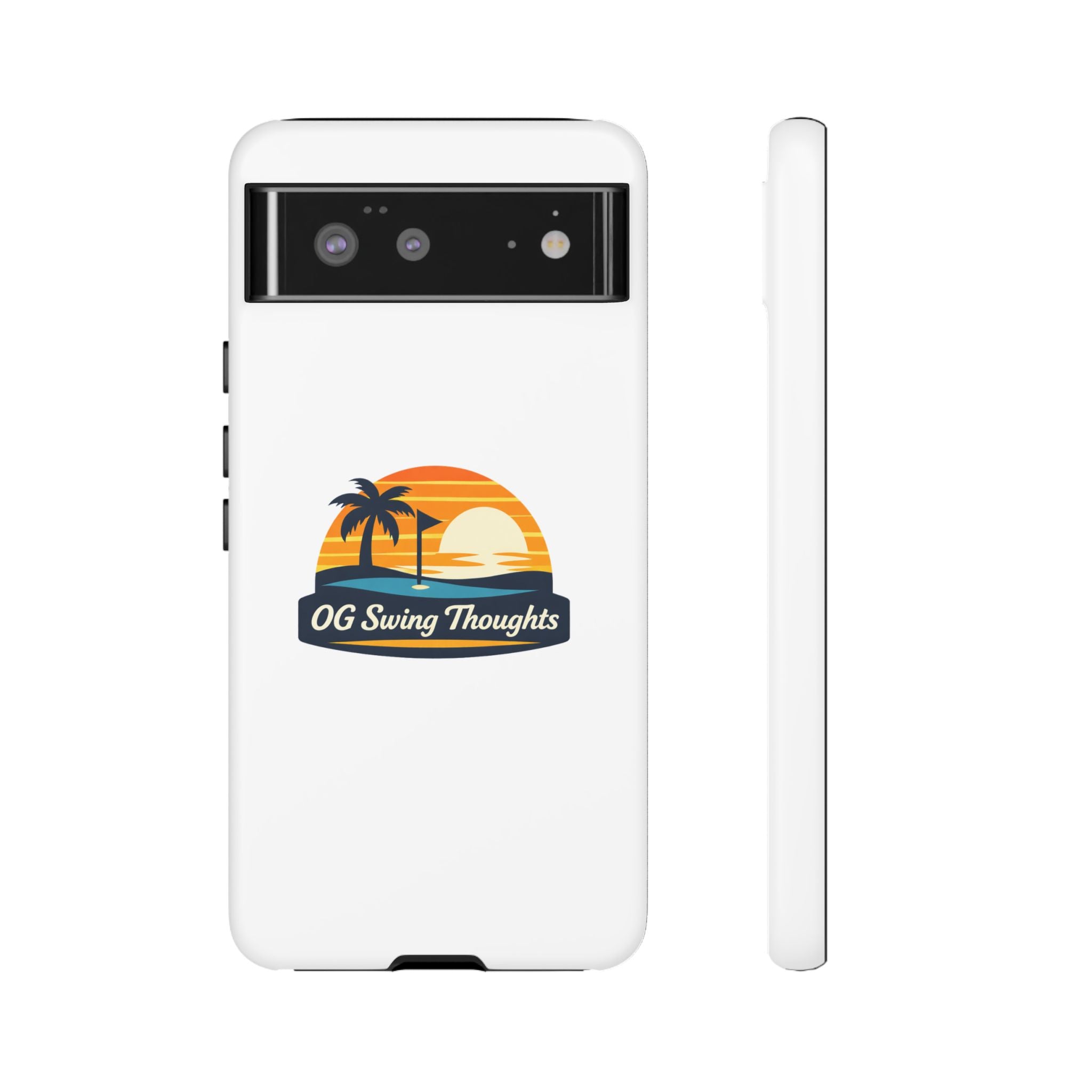 Phone Case - "OG Swing Thoughts" Tropical Sunset Design