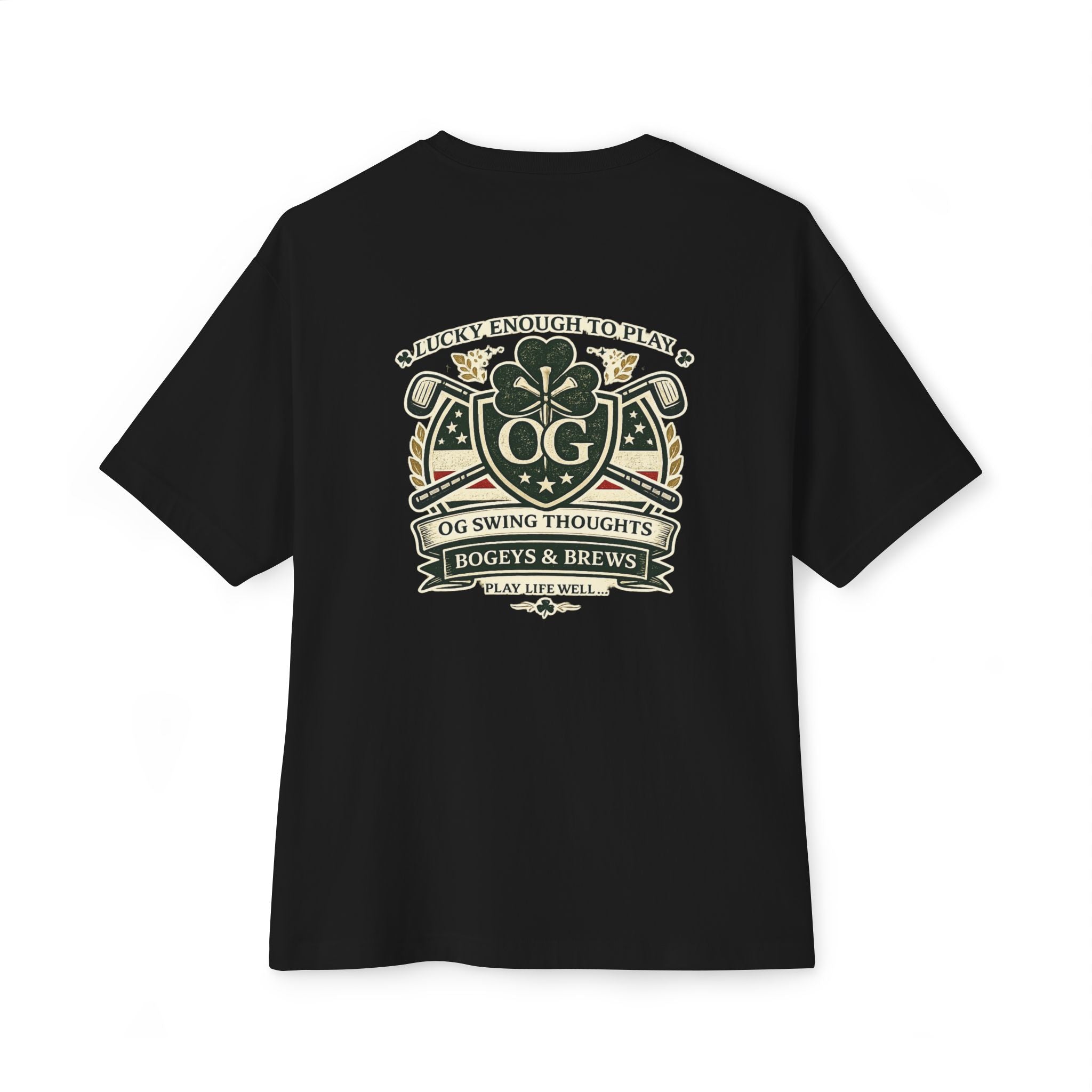 Lucky to Play — “OG Swing Thoughts” Graphic T-Shirt