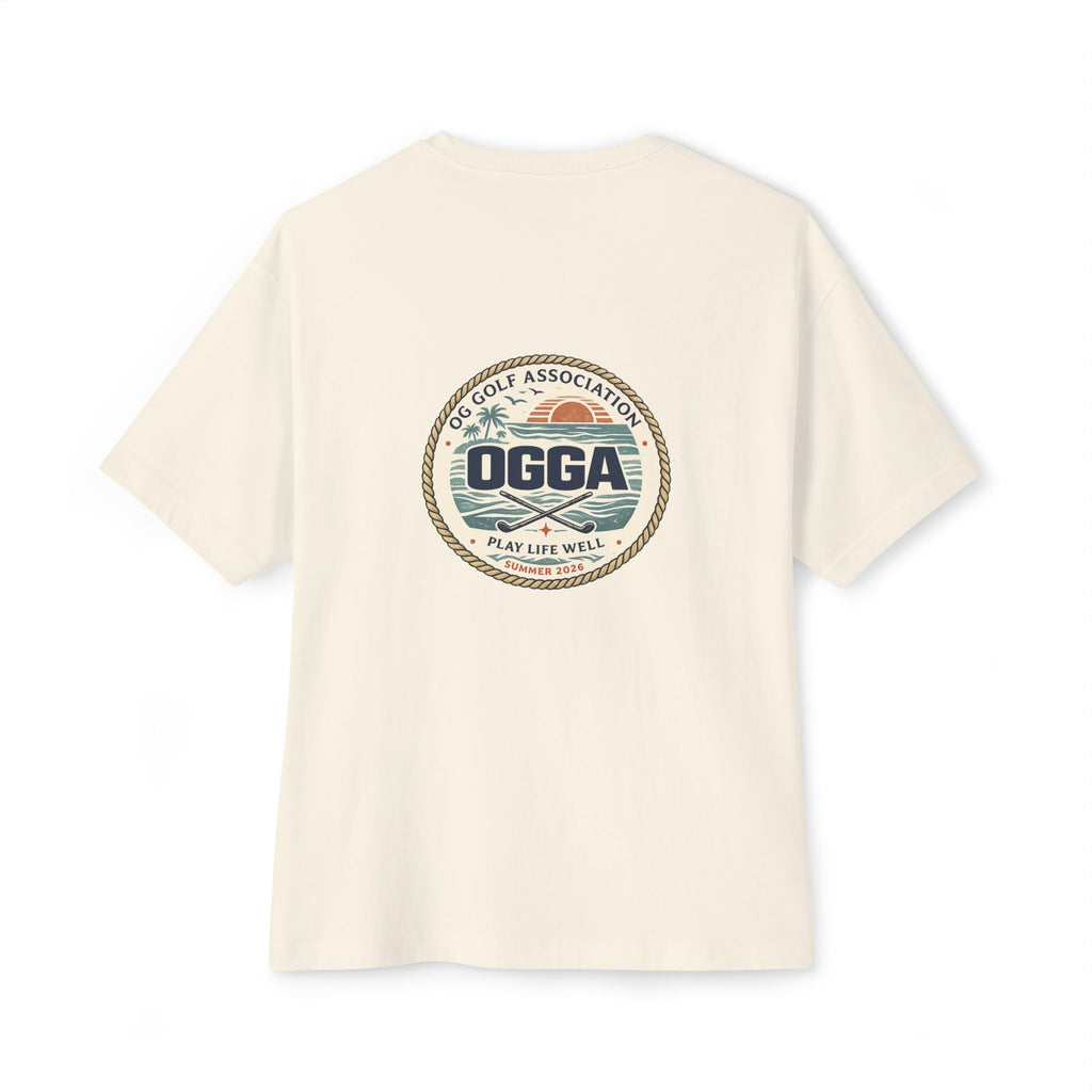 OGGA Vintage Golf Association Tee — Retro Logo Oversized Boxy T-Shirt