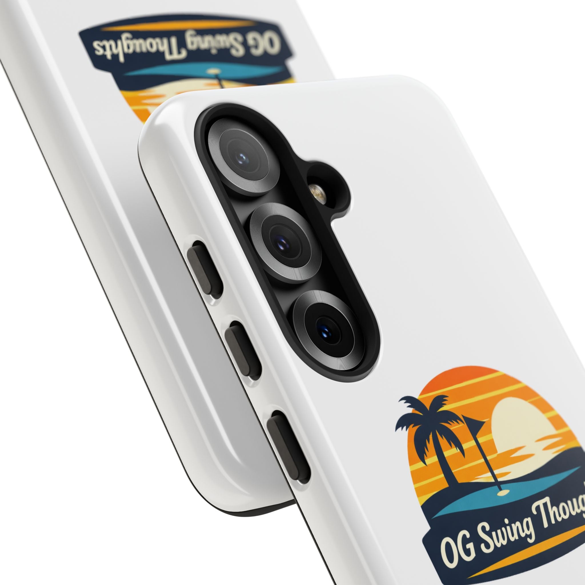 Phone Case - "OG Swing Thoughts" Tropical Sunset Design