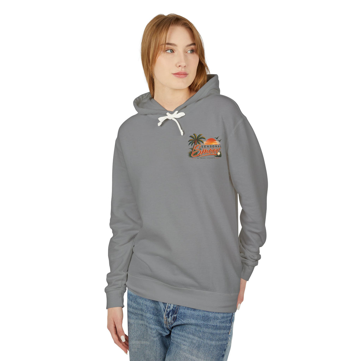Smoov Season Hoodie – Beach Sunset Palm Graphic Hoodie