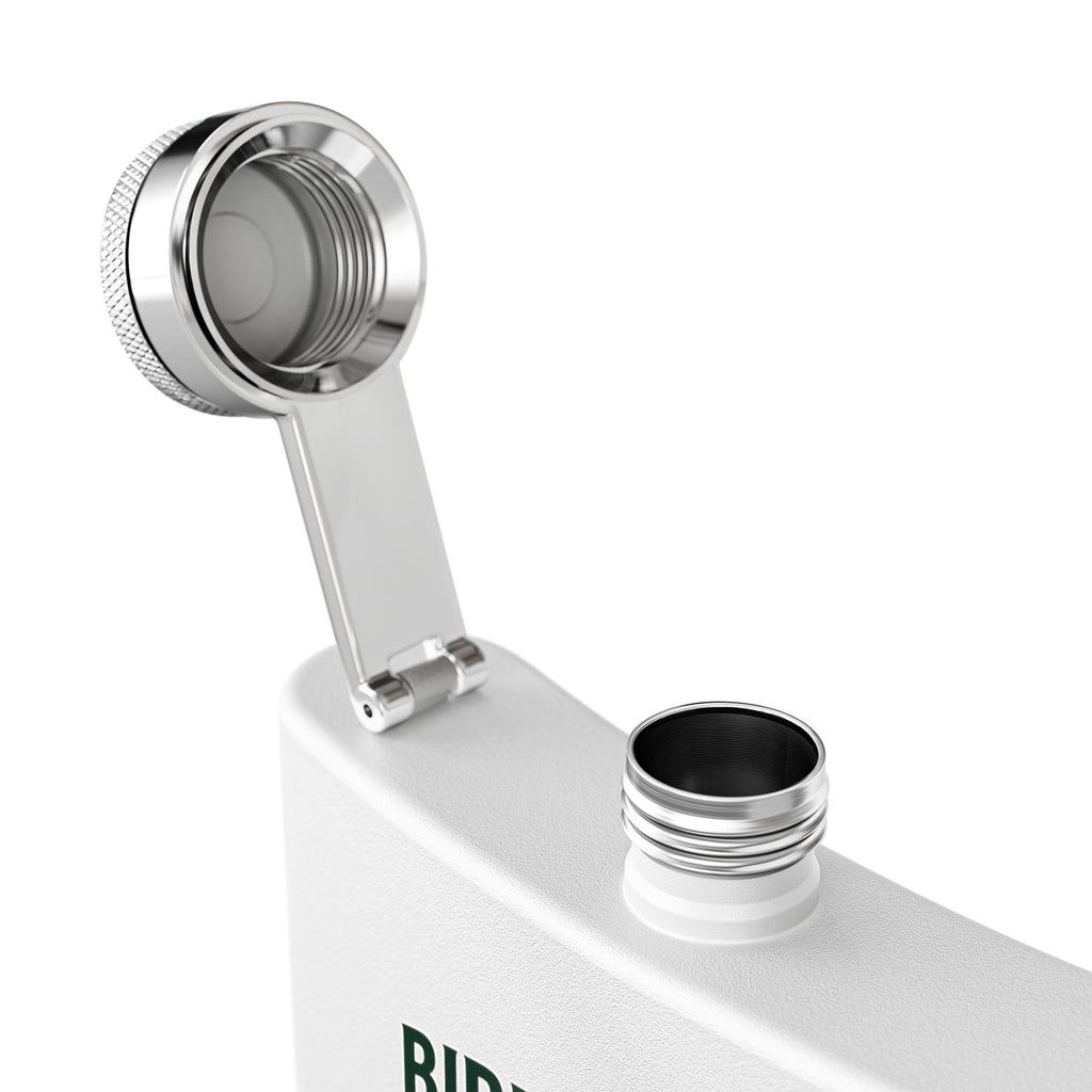 Golf Flask — “Birdie Juice” 6oz Stainless Steel Hip Flask (Golf Gift)