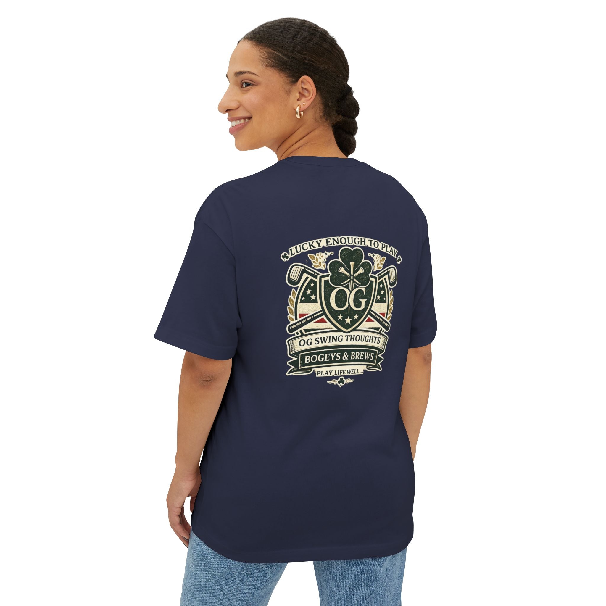 Lucky to Play — “OG Swing Thoughts” Graphic T-Shirt