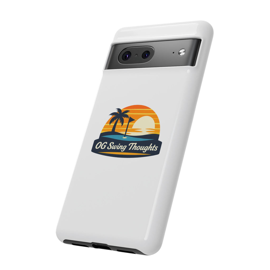 Phone Case - "OG Swing Thoughts" Tropical Sunset Design