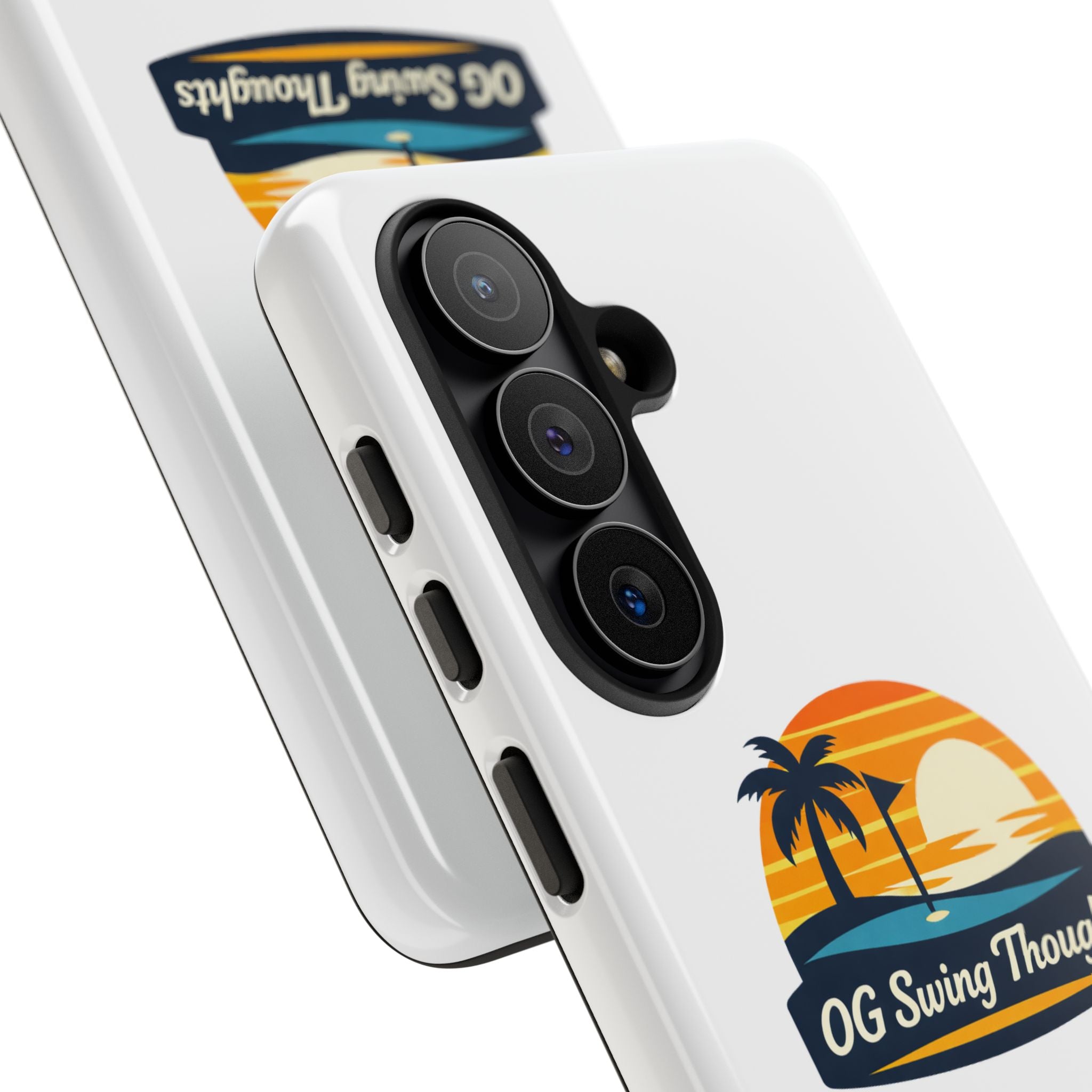 Phone Case - "OG Swing Thoughts" Tropical Sunset Design