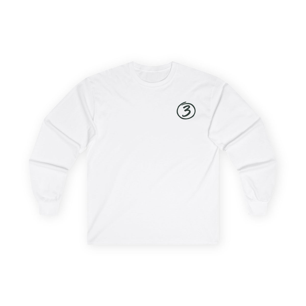 "Put Me Down for 3" Long Sleeve Tee - Play Life Well. Do Good
