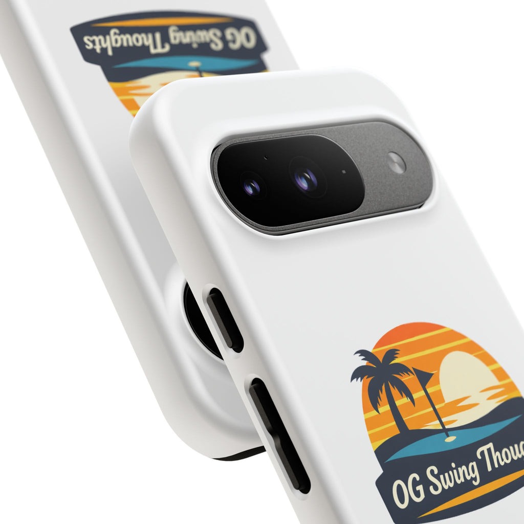 Phone Case - "OG Swing Thoughts" Tropical Sunset Design