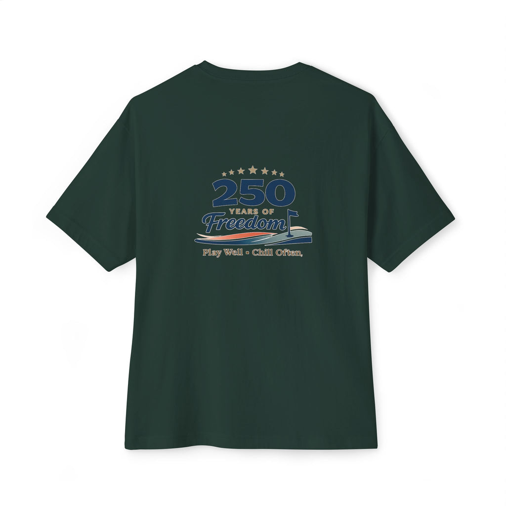 250 Years of Freedom Tee — Anniversary Patriotic T‑Shirt (Play Well • Chill Often)